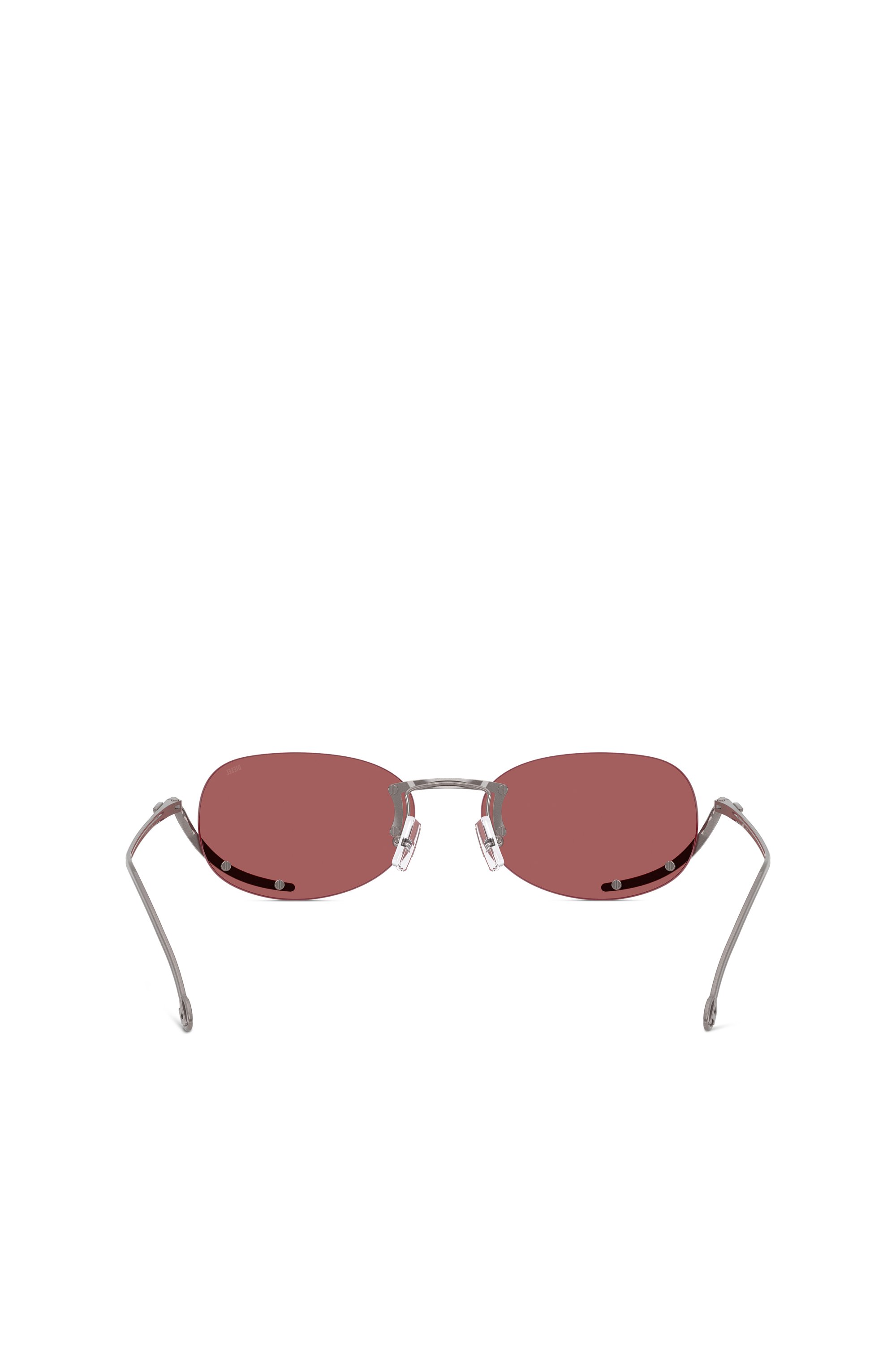 Diesel - 0DL1004, Lunettes de soleil ovales Mixte in Rouge - 3