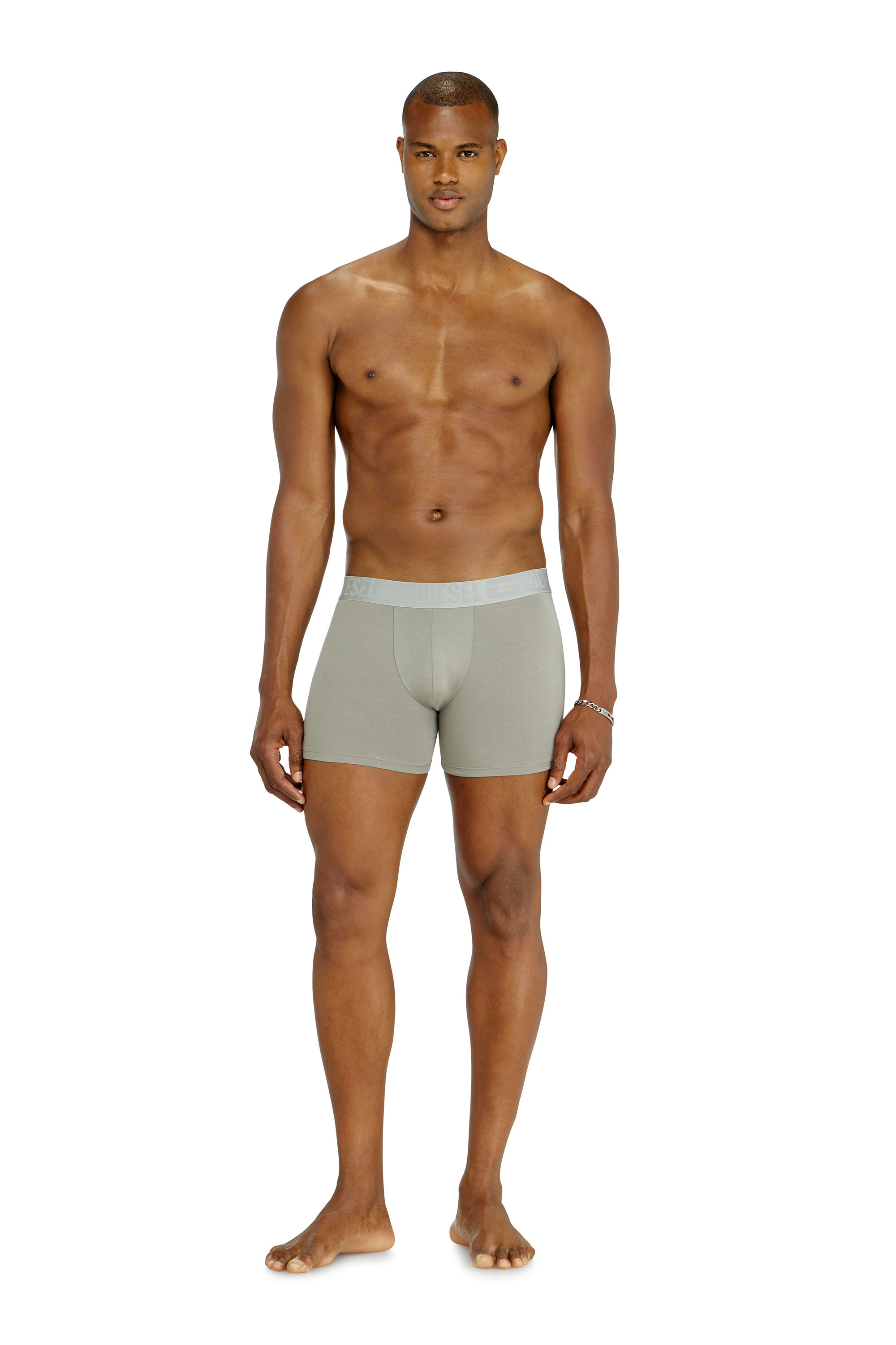 Diesel - SEBASTIAN-D-CORE-3PACK, Set da tre boxer lungo in cotone stretch Uomo in Multicolor - 3