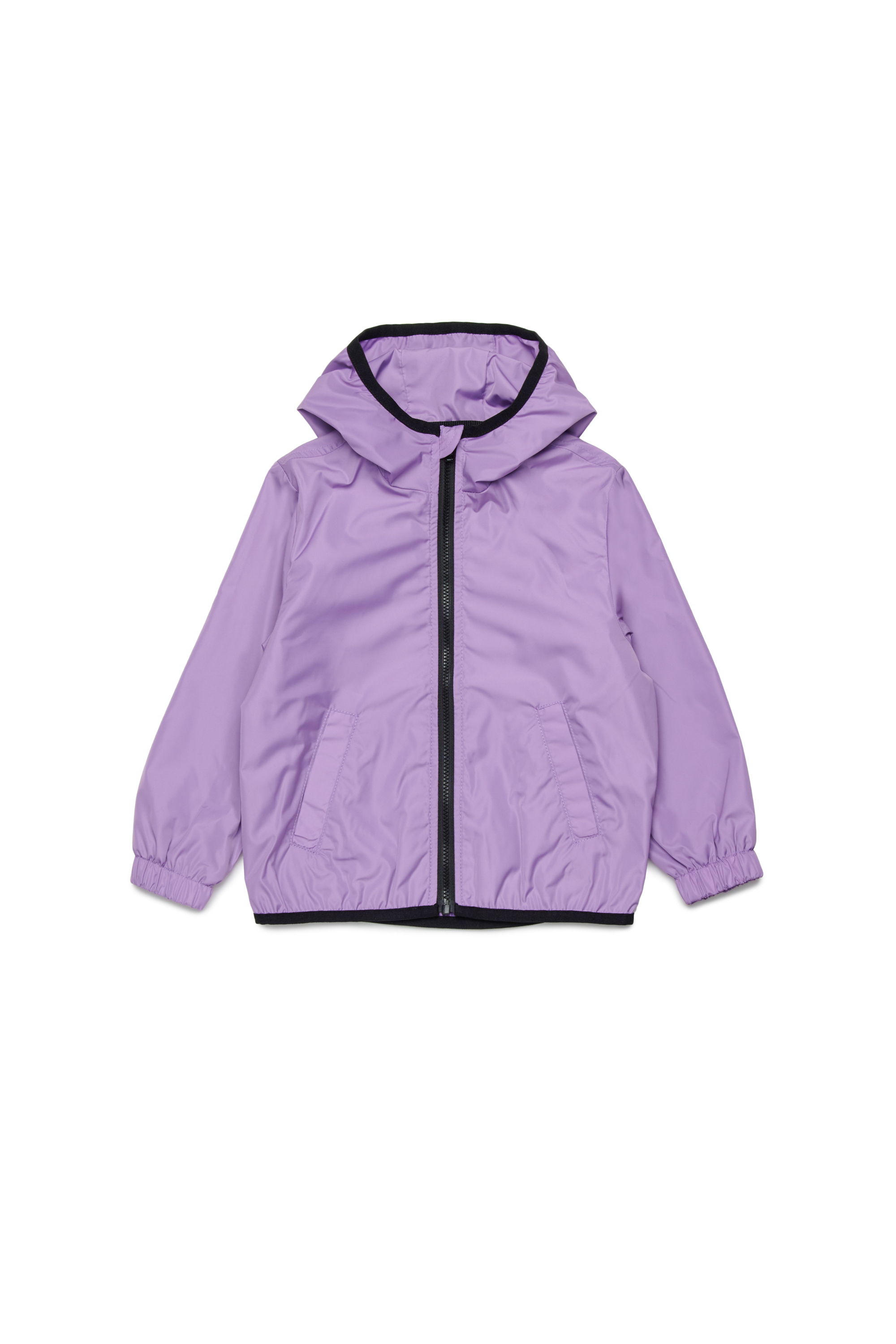 Diesel - JFLOGB, Giacca con cappuccio con mega stampa Oval D Unisex in Viola - 1