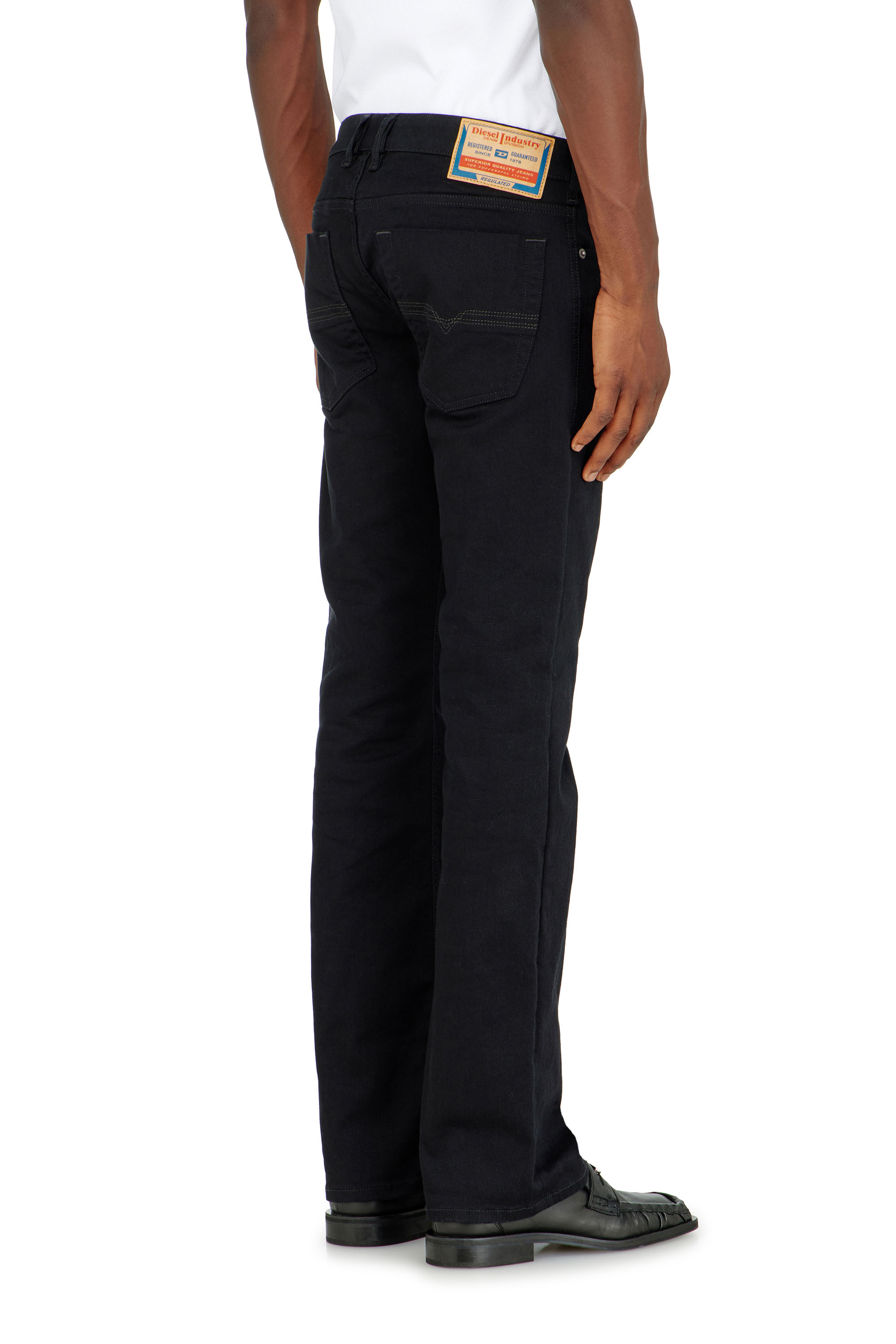 Diesel - Bootcut Jeans 2007 Zatiny 0688H Uomo, Nero/Grigio scuro - Image 5
