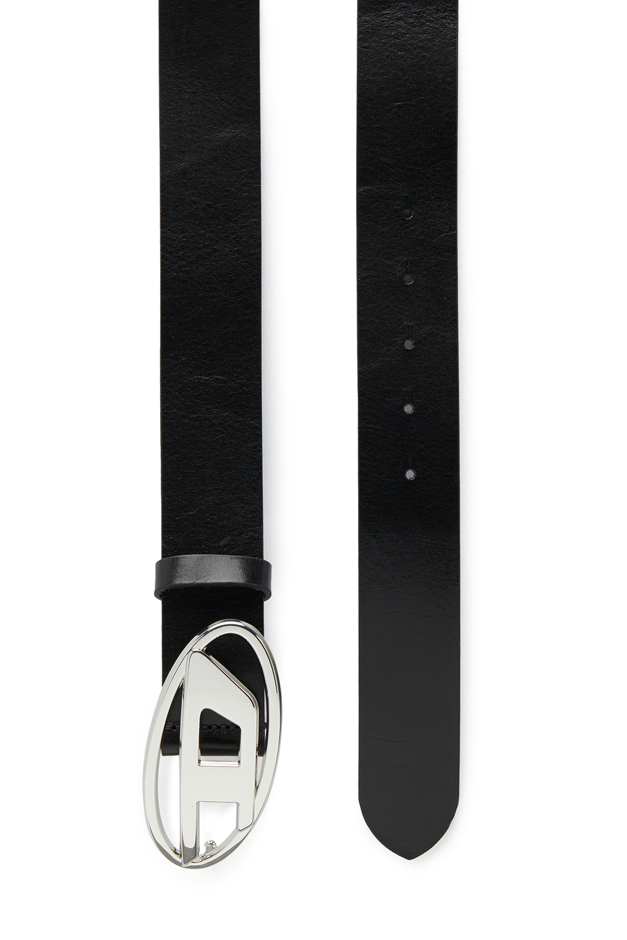 Diesel - B-1DR W, Ceinture 3.9 cm avec boucle à logo D Femme in Noir - 3