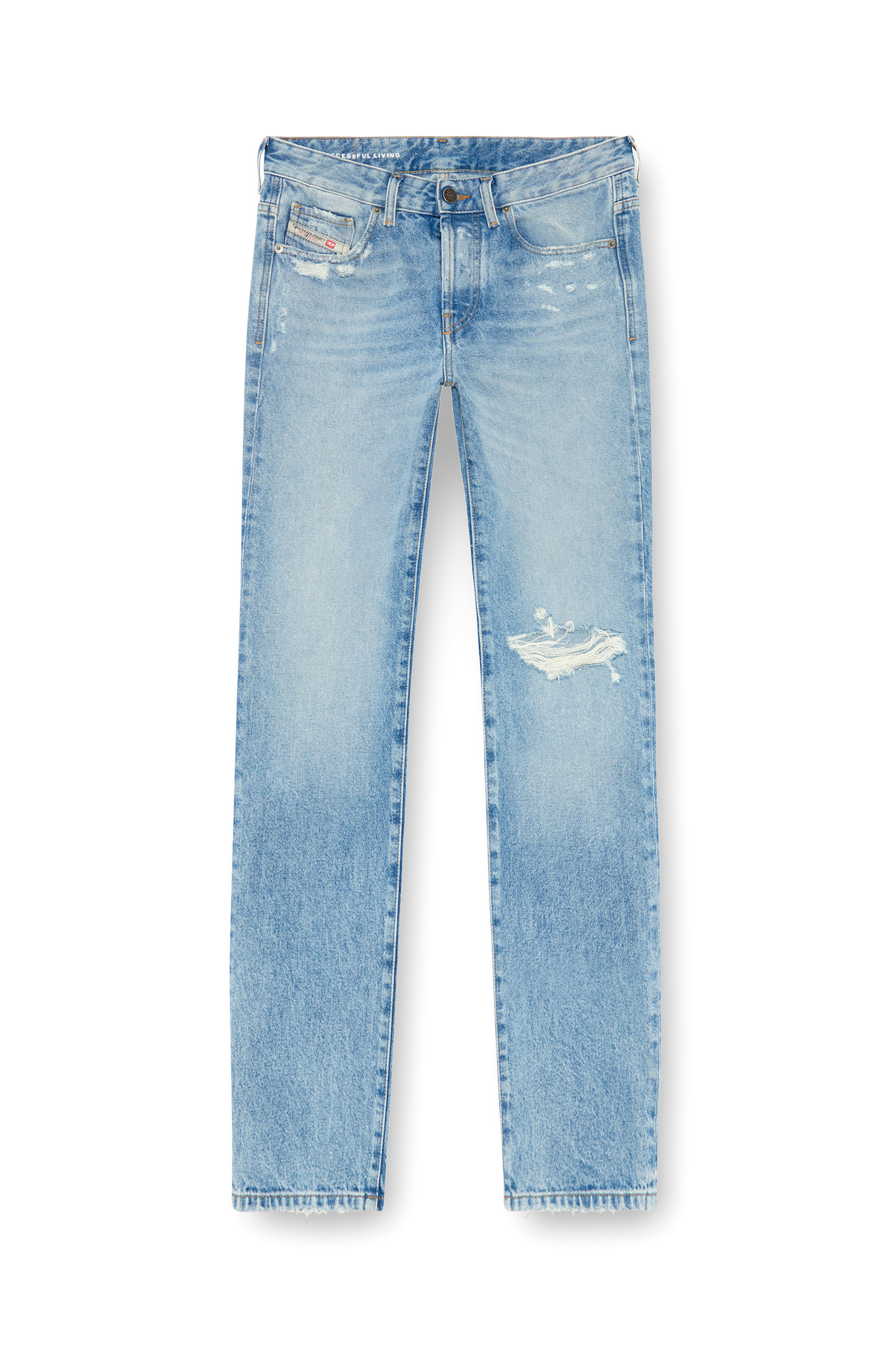 Diesel - Femme Straight Jeans 1989 D-Mine 09J80, Bleu Clair - Image 5