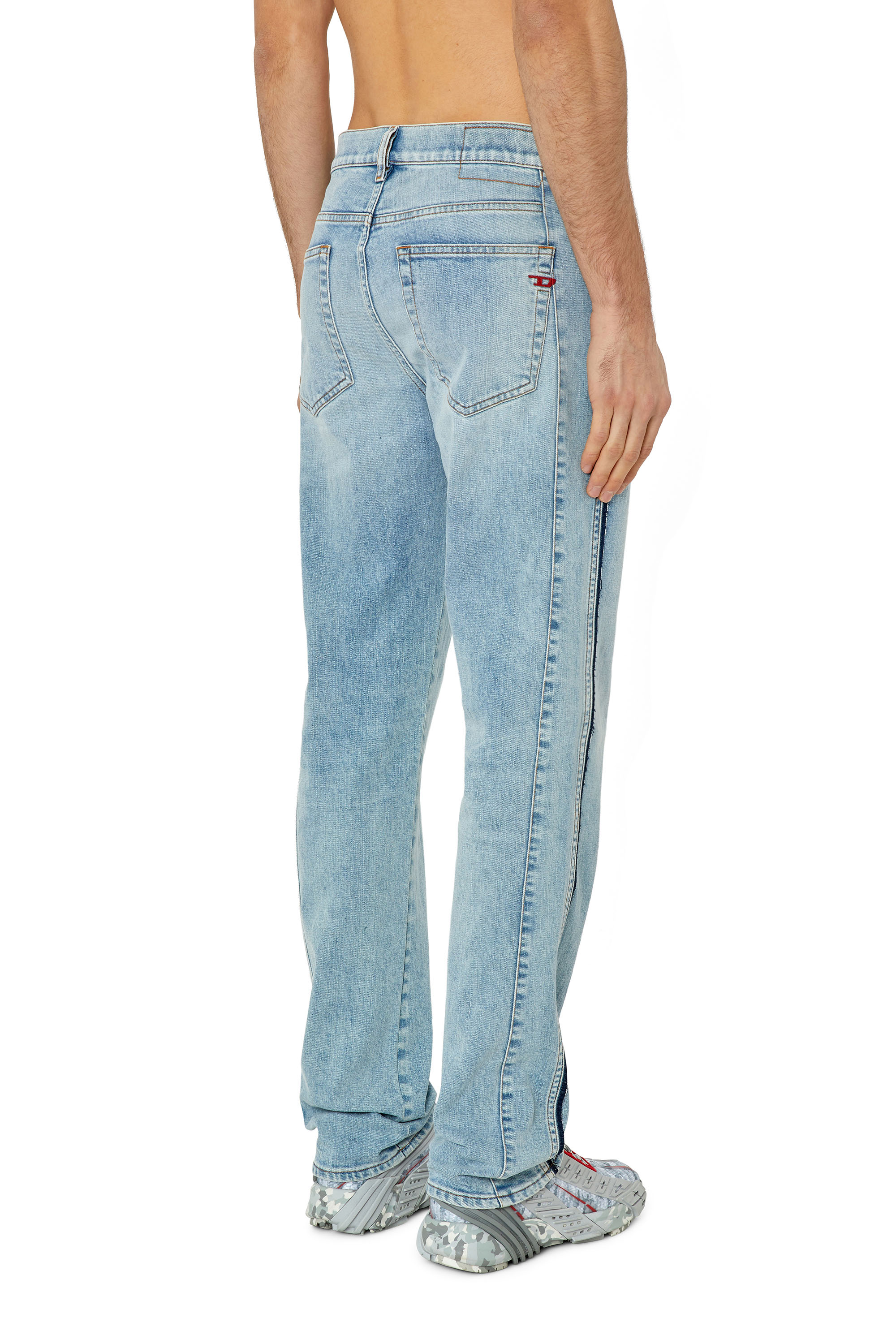 Diesel - 2020 D-Viker 09F41 Straight Jeans, Light Blue - Image 2
