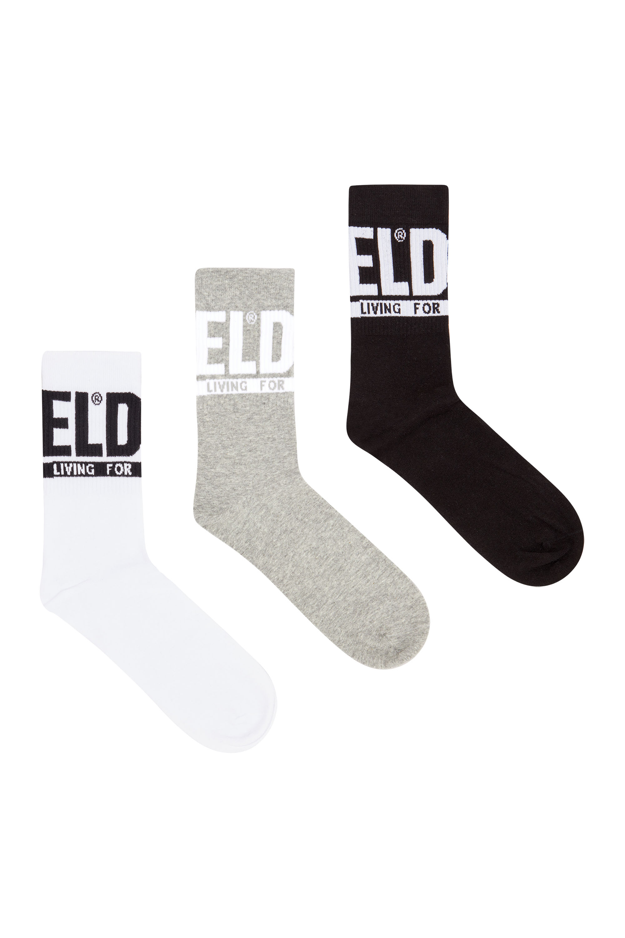 SKM-RAY-THREEPACK, Nero/Grigio