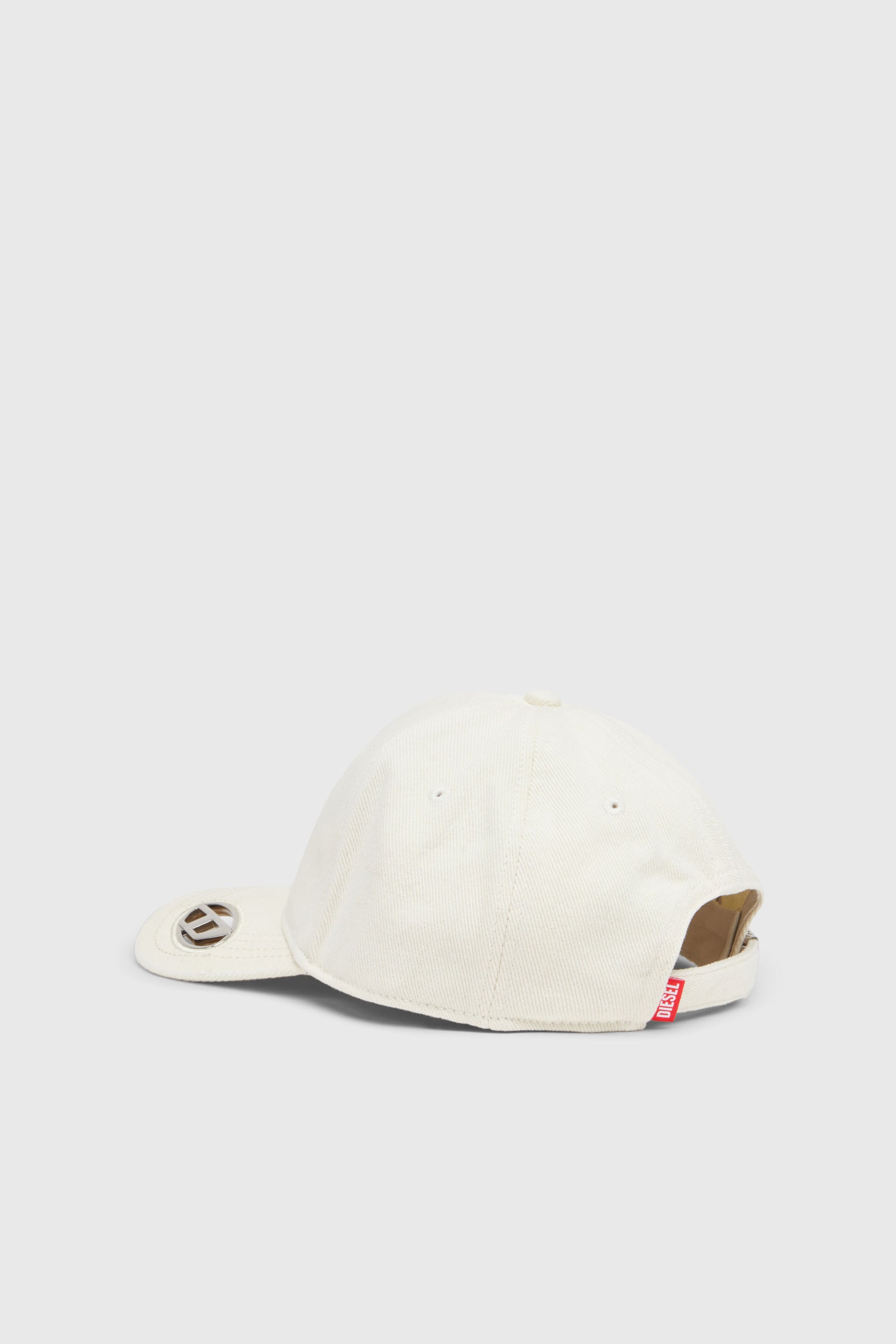 Diesel - C-PLAK, Herren Basecap mit Oval D-Plakette in Wei&szlig; - 2