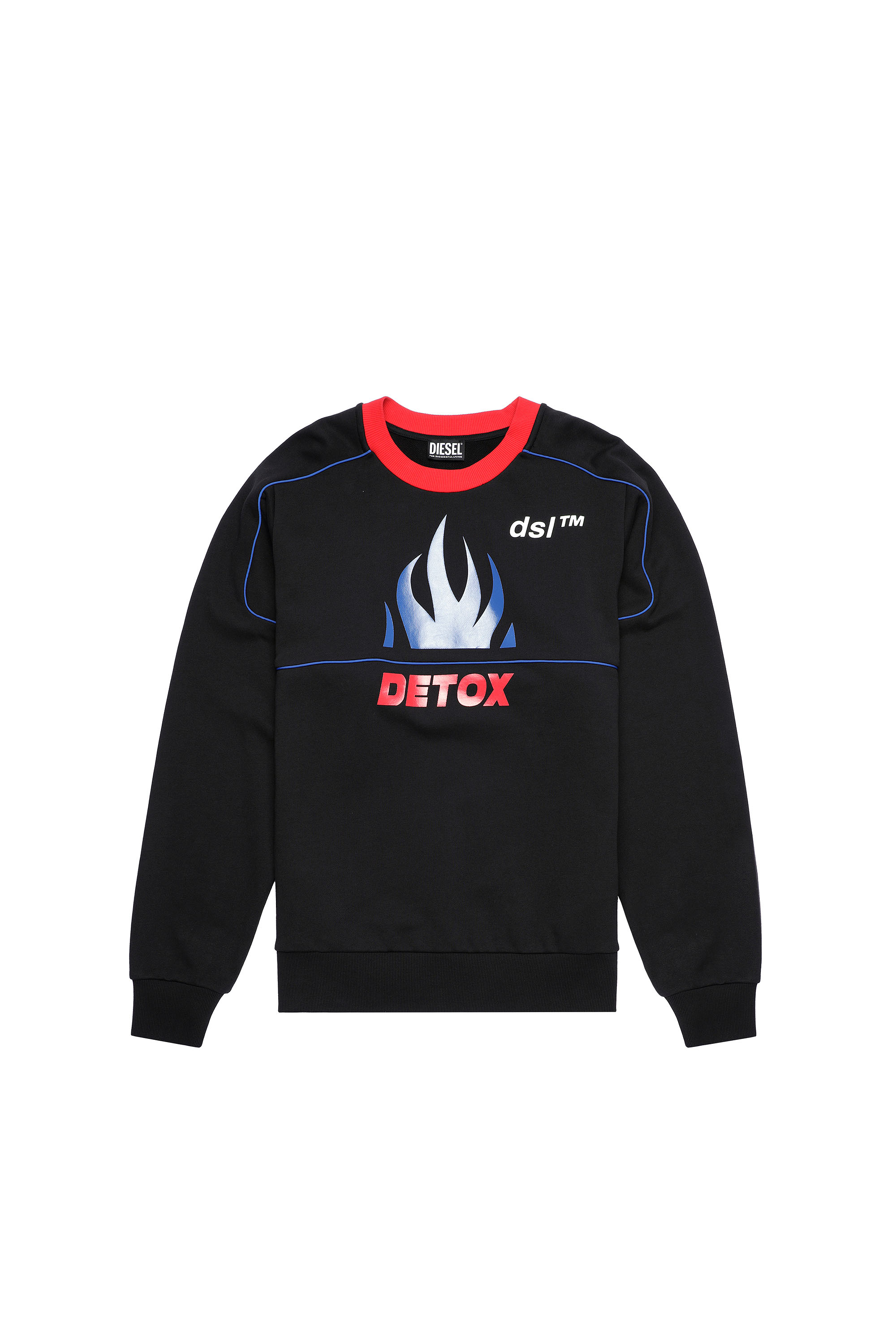 S-LAINER, Noir - Pull Cotton