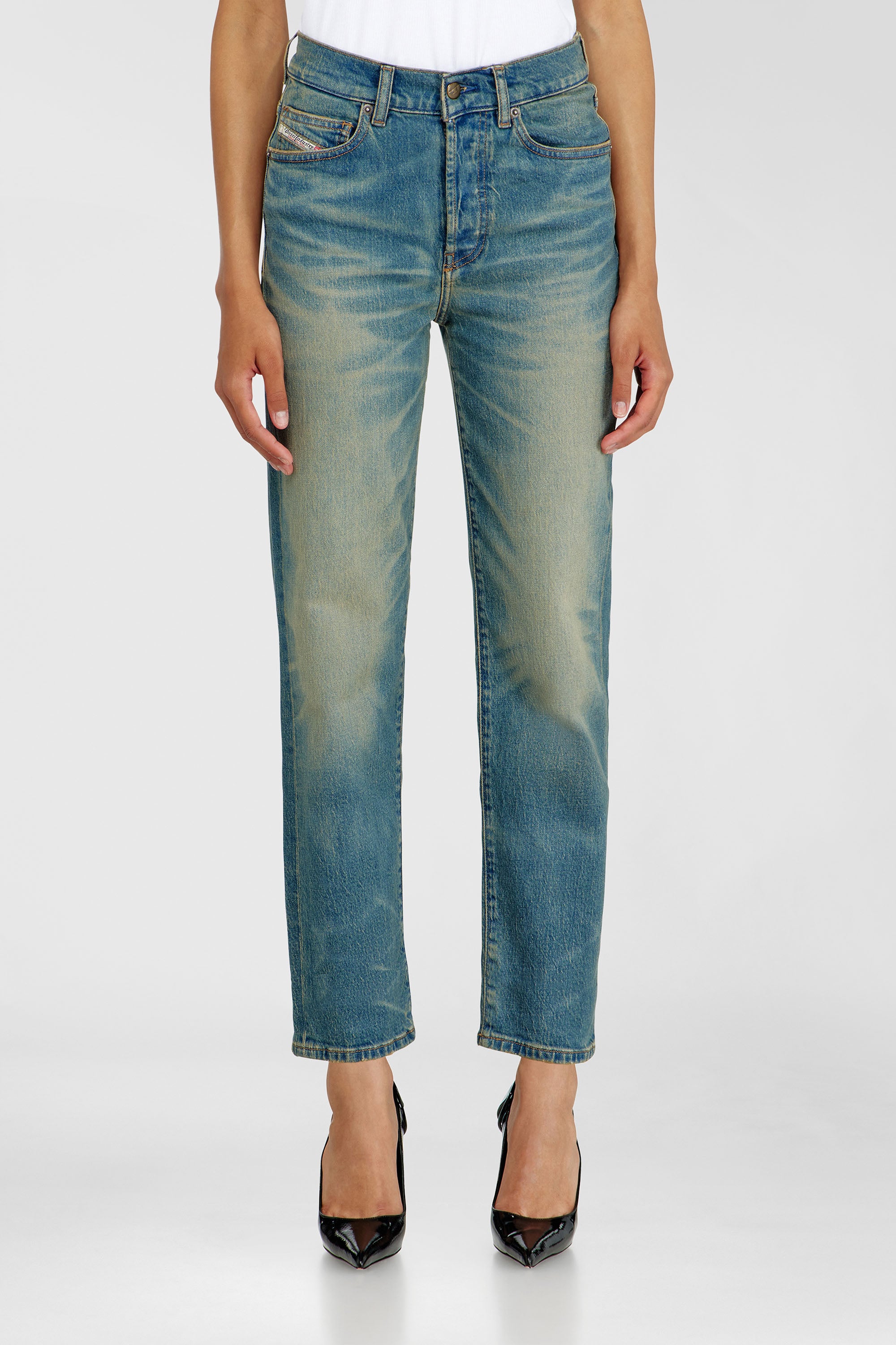 Diesel - Damen Regular Jeans 1981 D-Went 0KBBP, Mittelblau - 1