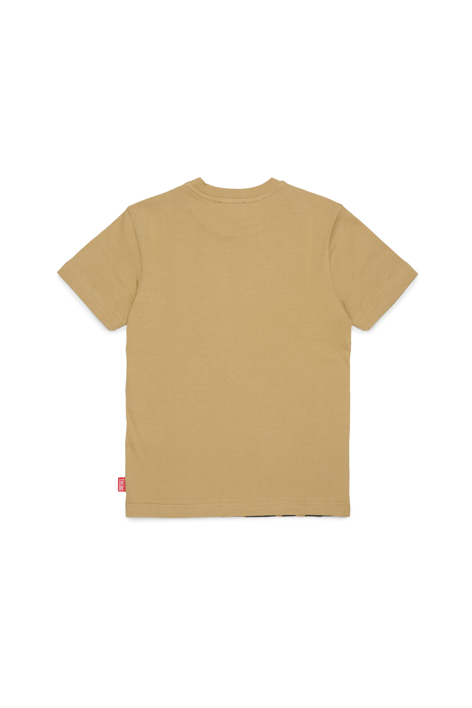 Diesel - TPRES, T-shirt avec logo d&eacute;coup&eacute; Homme in Marron - 2