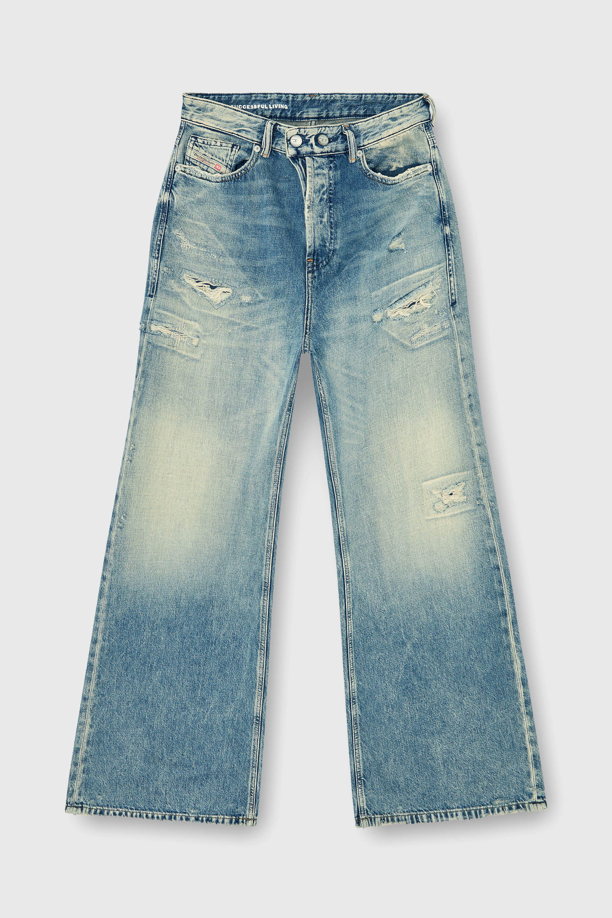 Diesel - Woman's Relaxed Jeans 1996 D-Sire 09P62, Medium blue - 2