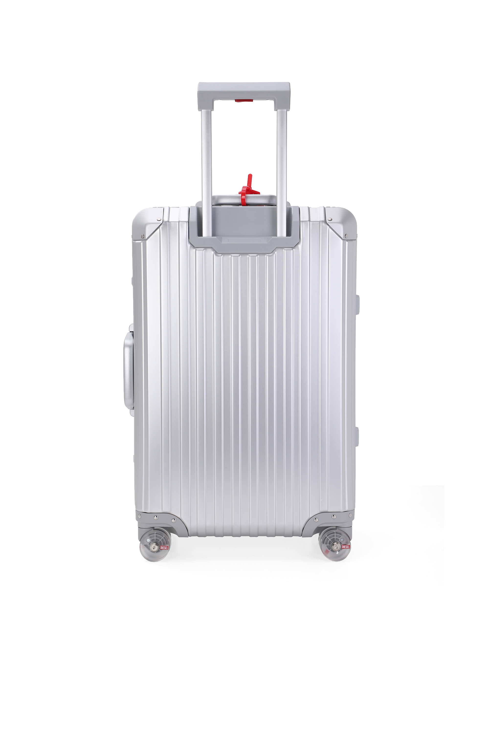 Diesel - DIESEL ALUMINUM TROLLEY- DSL002, Valise en aluminium taille M Mixte in Gris argent&eacute; - 2