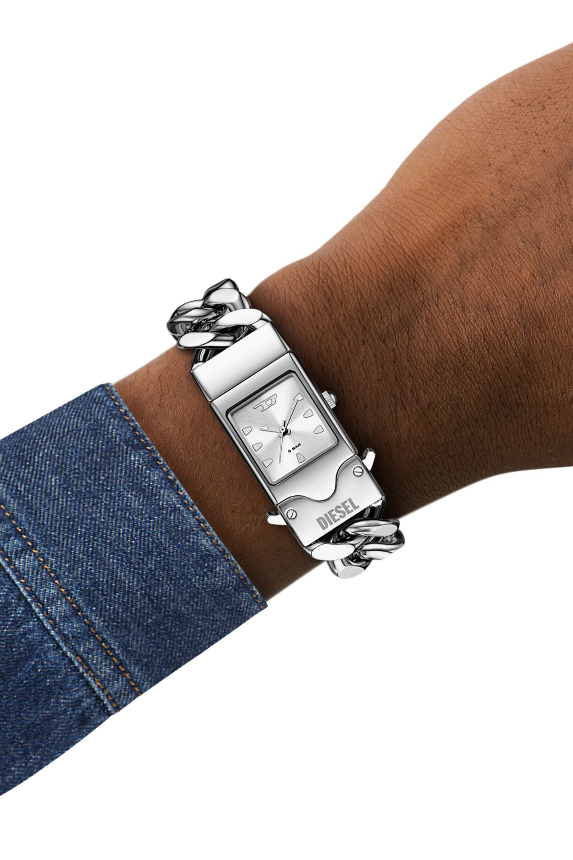 Diesel - DZ2225 WATCH, Montre Closer Acier Inoxydable Mixte in Gris argenté - 5