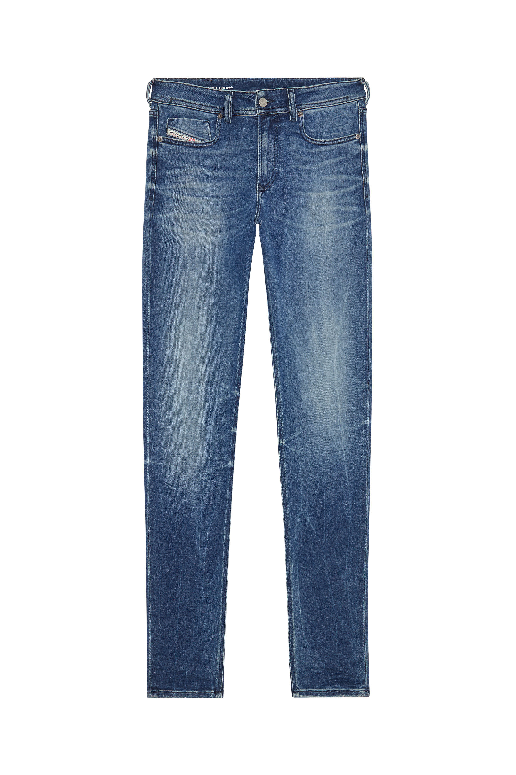 Diesel - Skinny Jeans 1979 Sleenker 09G30, Bleu moyen - Image 5