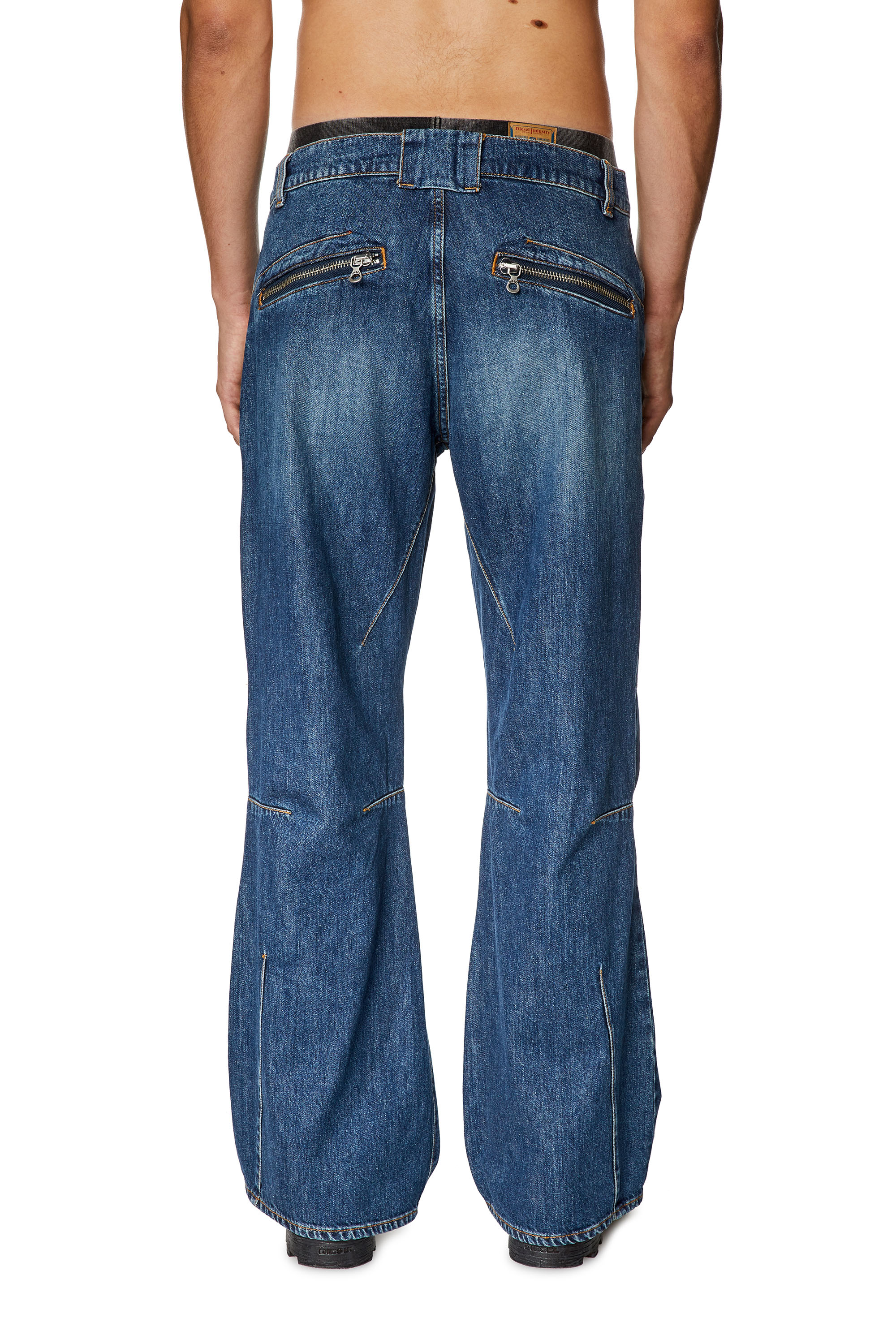 Diesel - Straight Jeans D-Ismis 0HJAW, Blu Scuro - Image 2