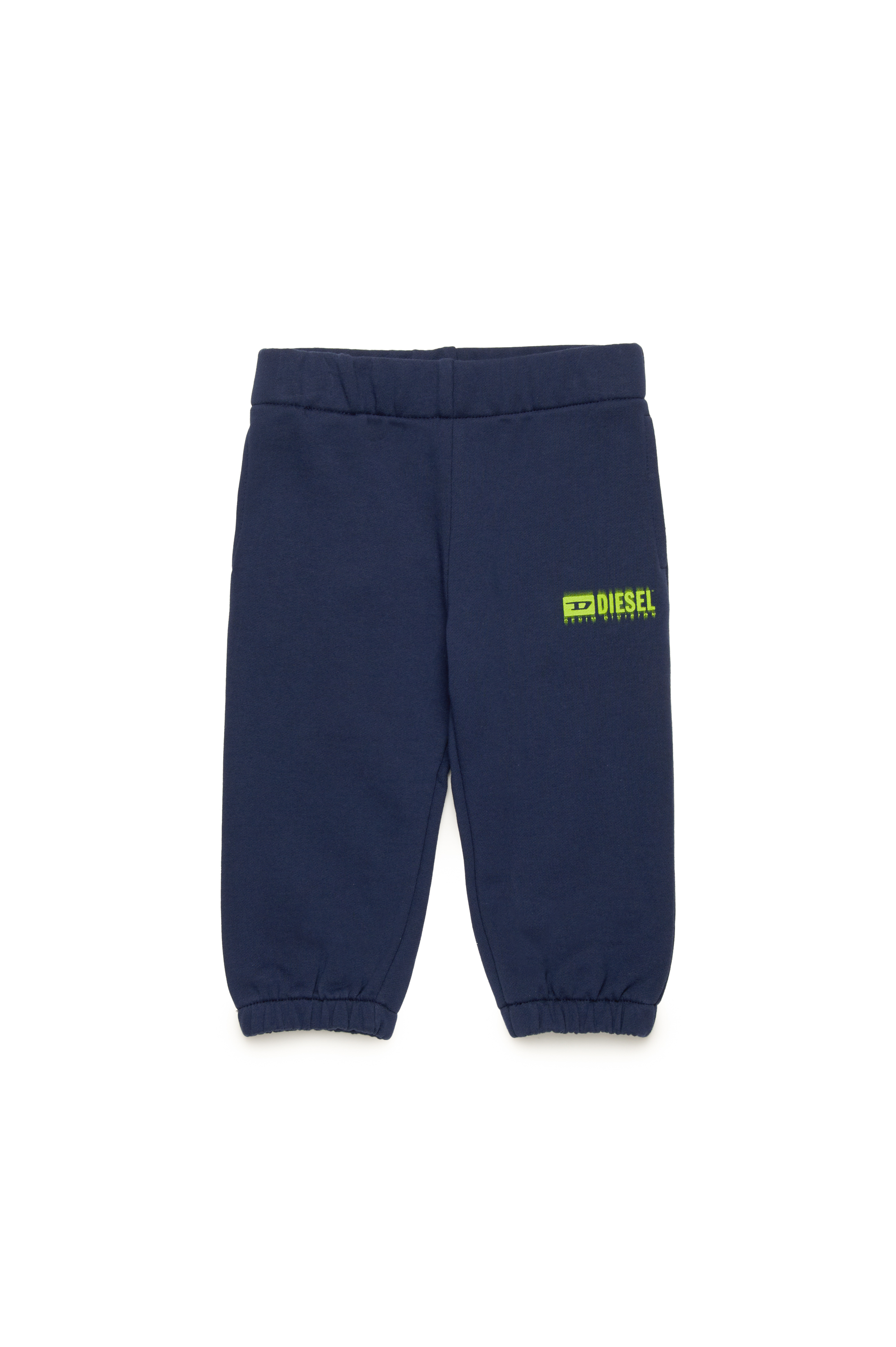 Diesel - PBASEB, Pantaloni tuta con logo sbavato Unisex in Blu - 1