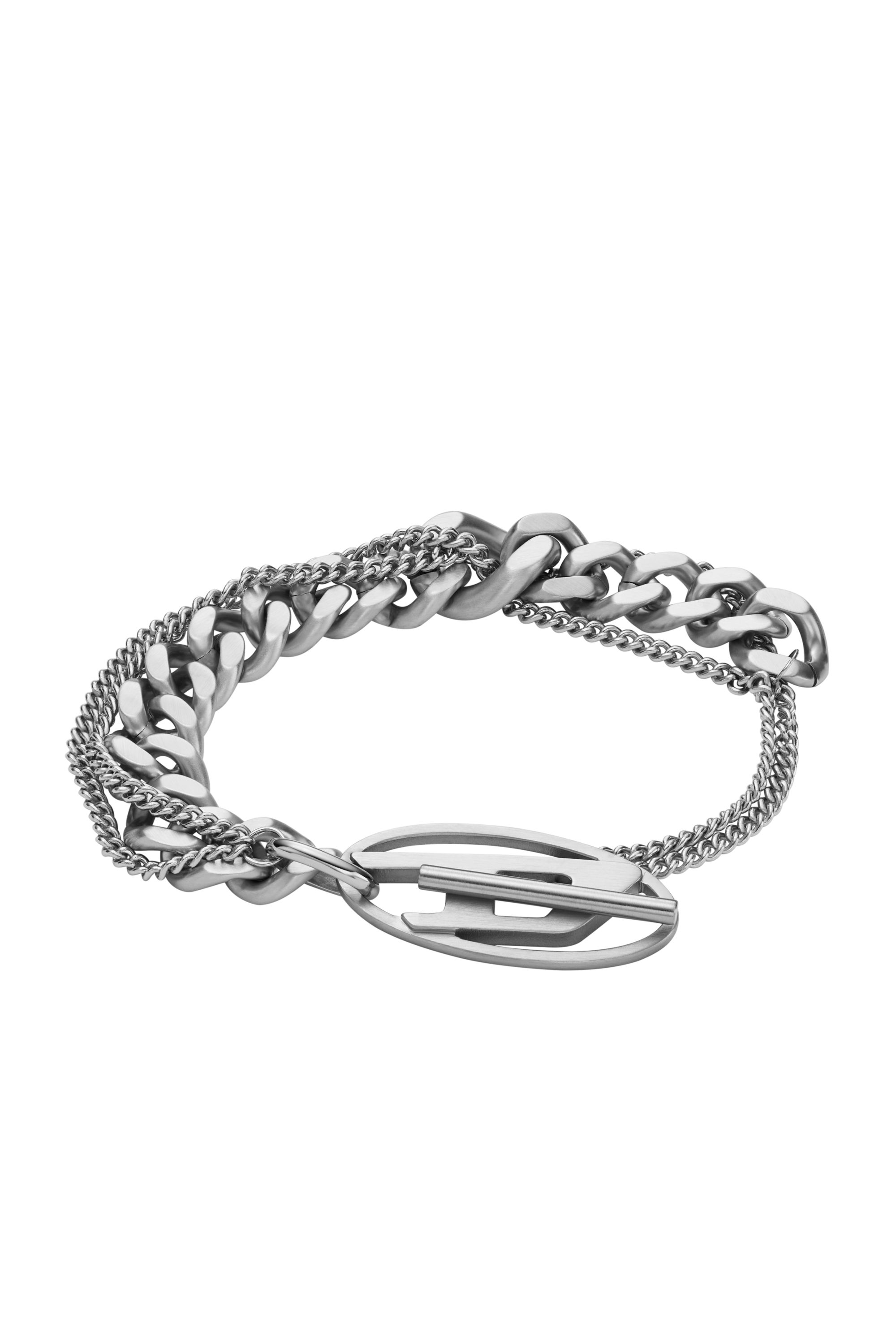 Diesel - DX1550040 JEWEL, Bracciale a catena in acciaio inossidabile Unisex in Argento - 1