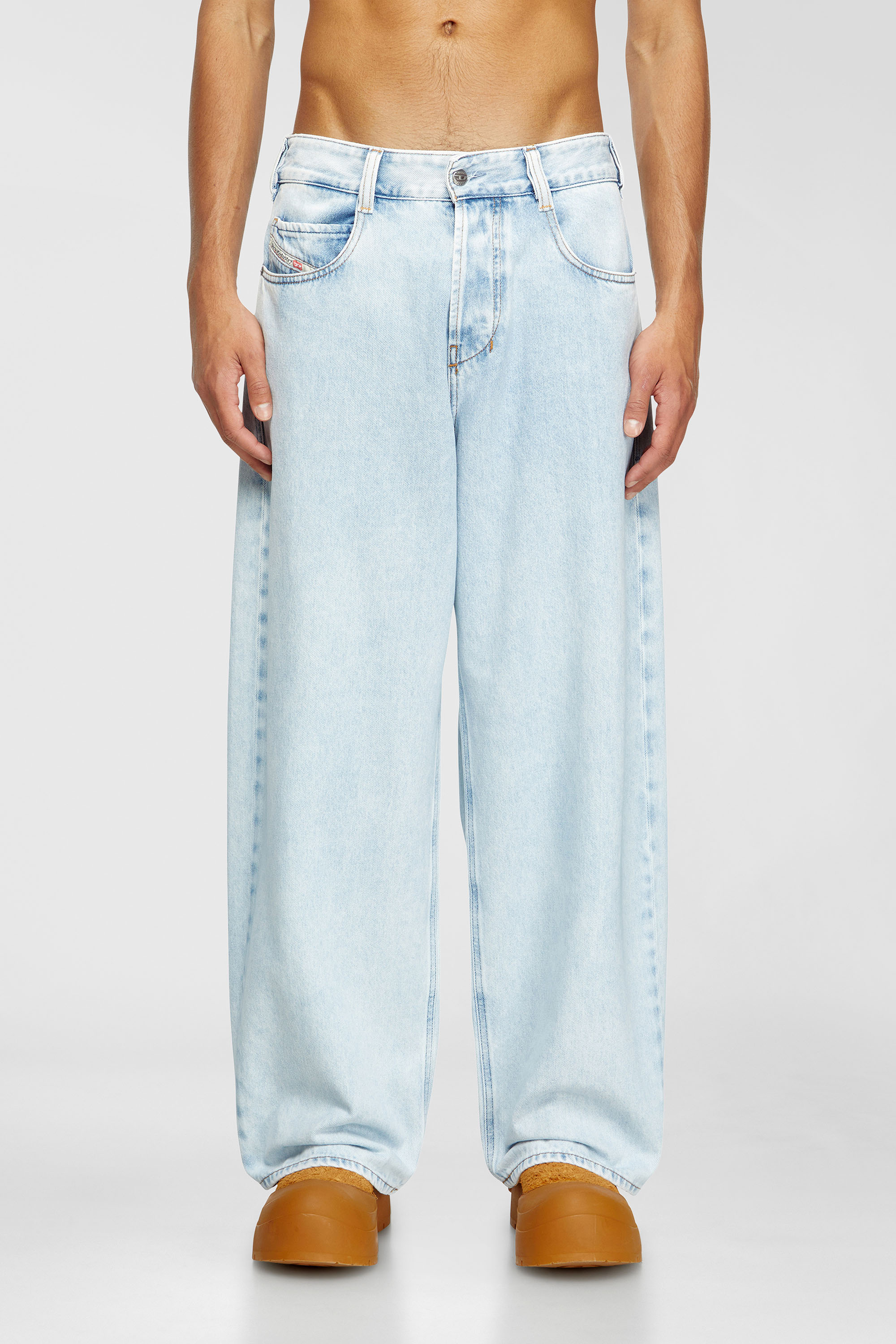 Diesel - Unisex Relaxed Jeans 1997 D-Enim-M 09M74, Hellblau - 1