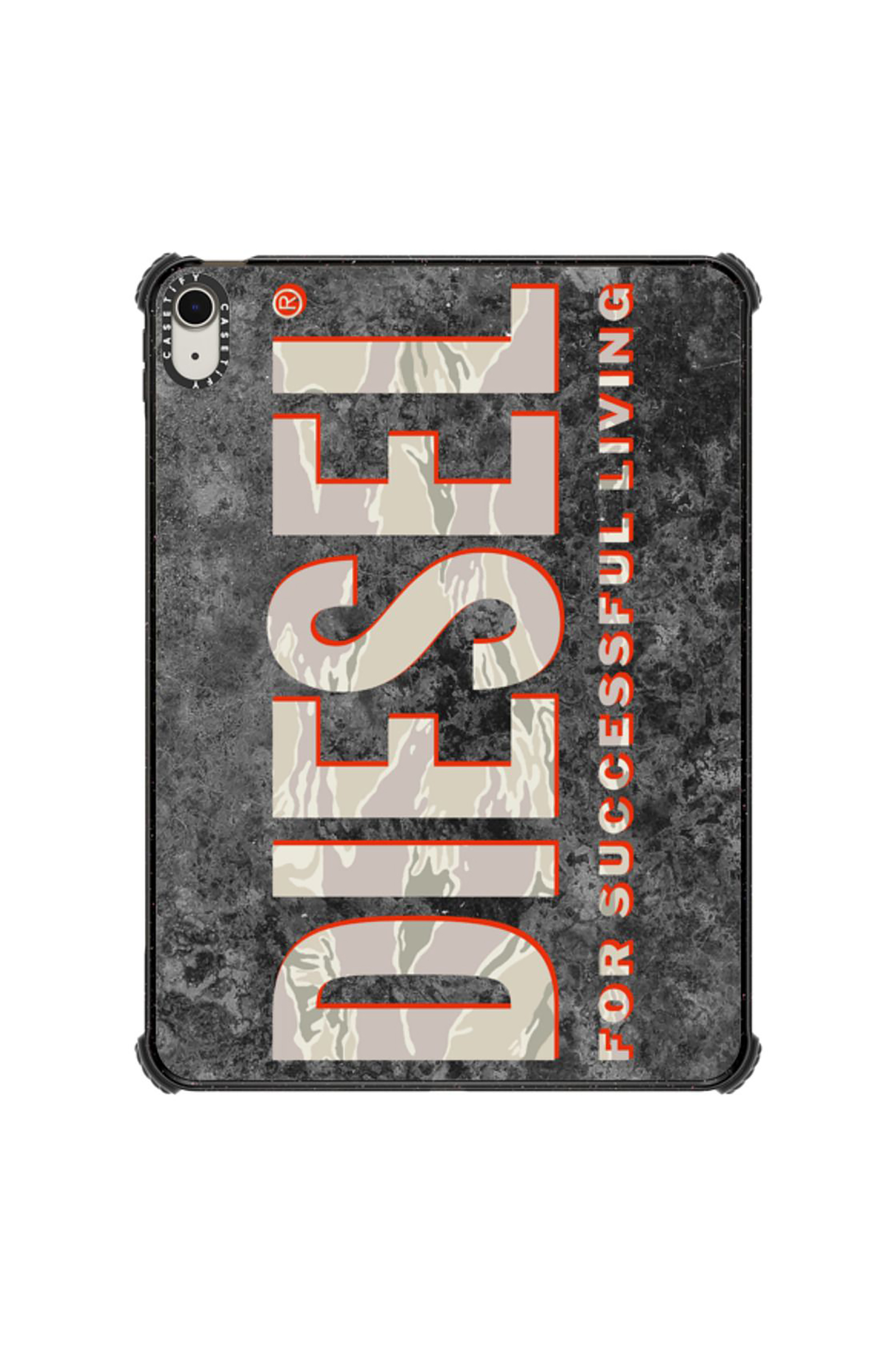 Diesel - 60367 CASETIFY MOULDED CASE, Unisex iPad Impact Schutz in Braun/Weiss - 1