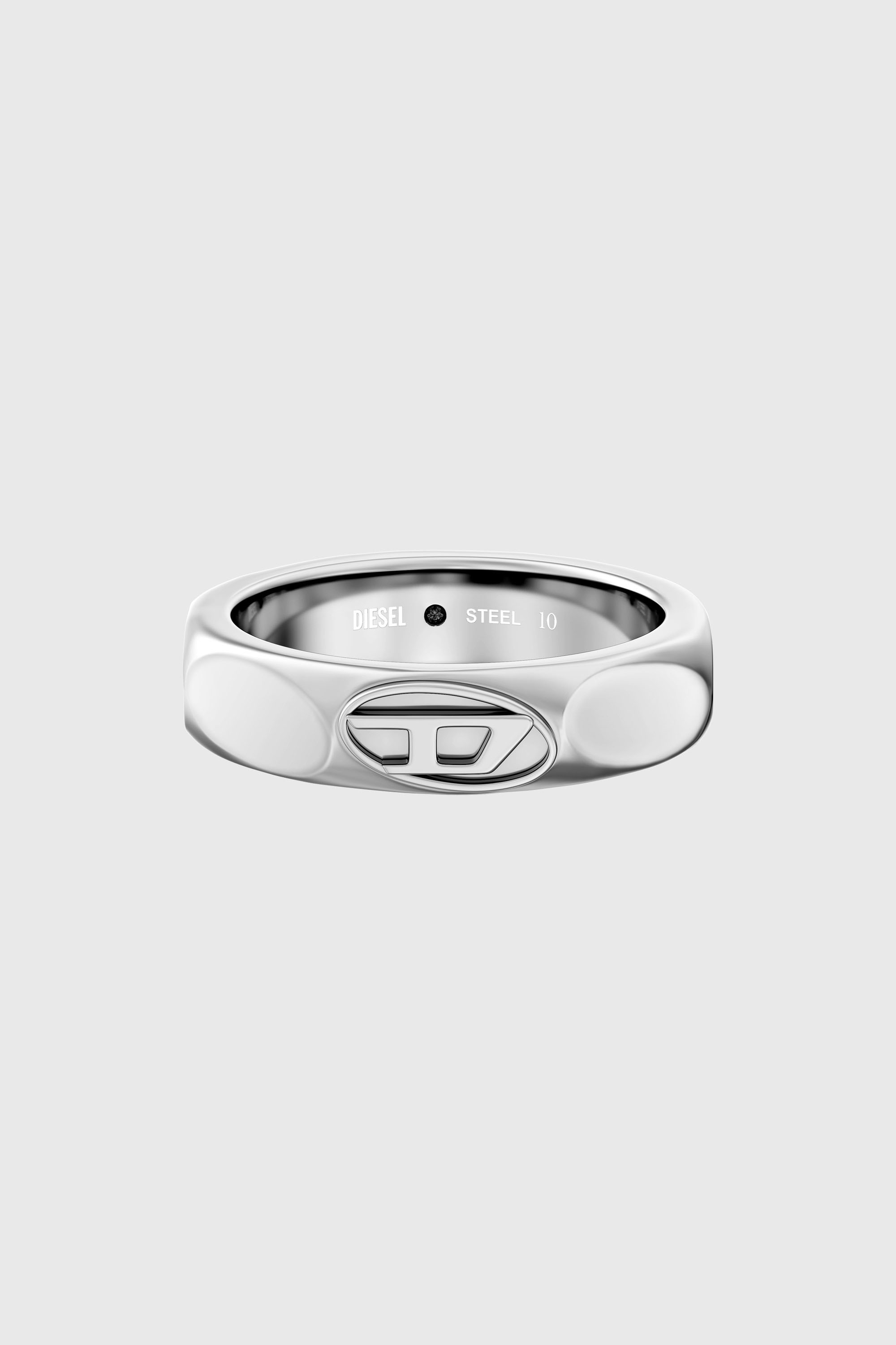 Diesel - DX1693040 JEWELLERY, Unisex Edelstahl-Ring in Silber - 3