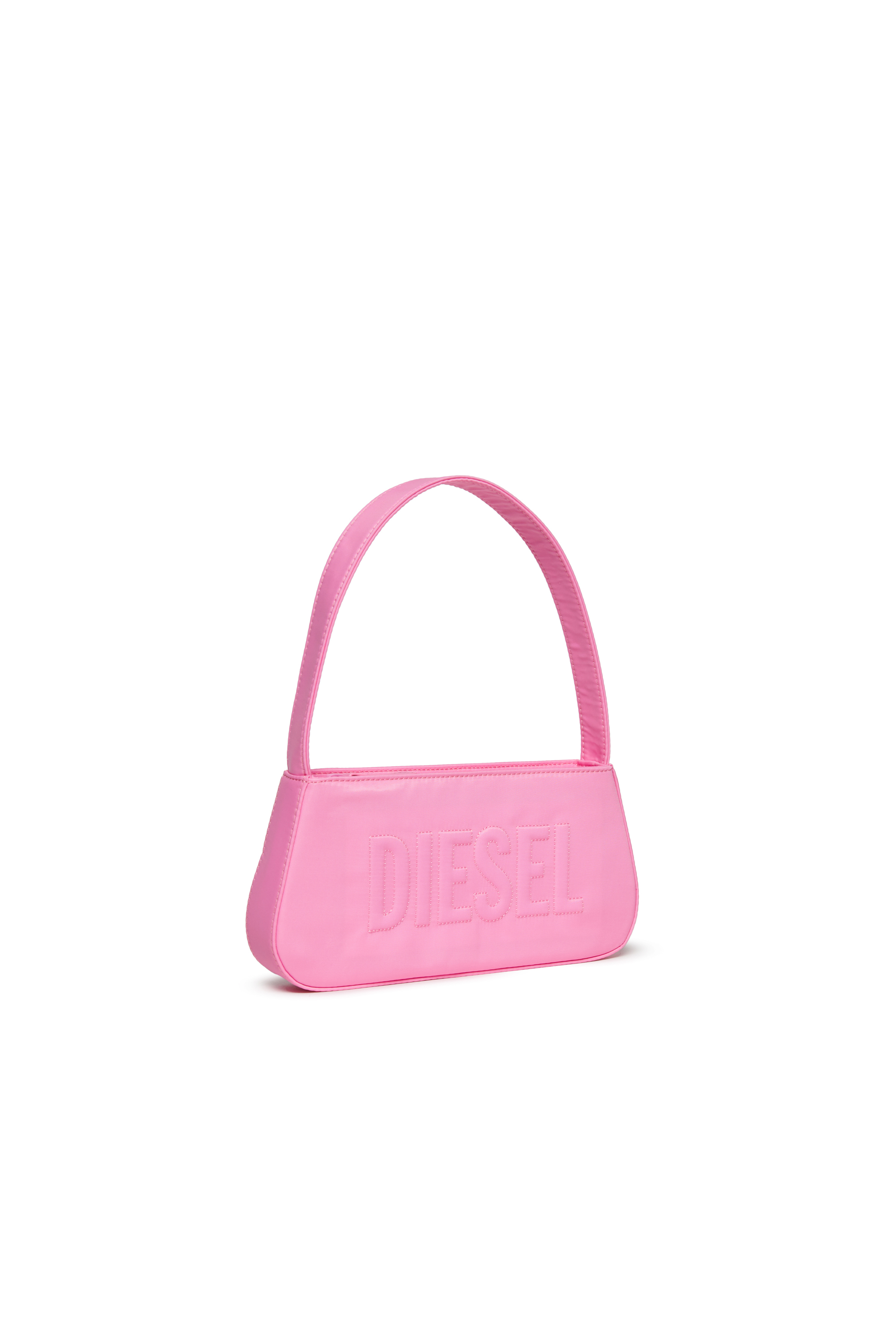 Diesel - WDELIA, WDELIA Borsa in nylon con logo ricamato Donna in Rosa - 3