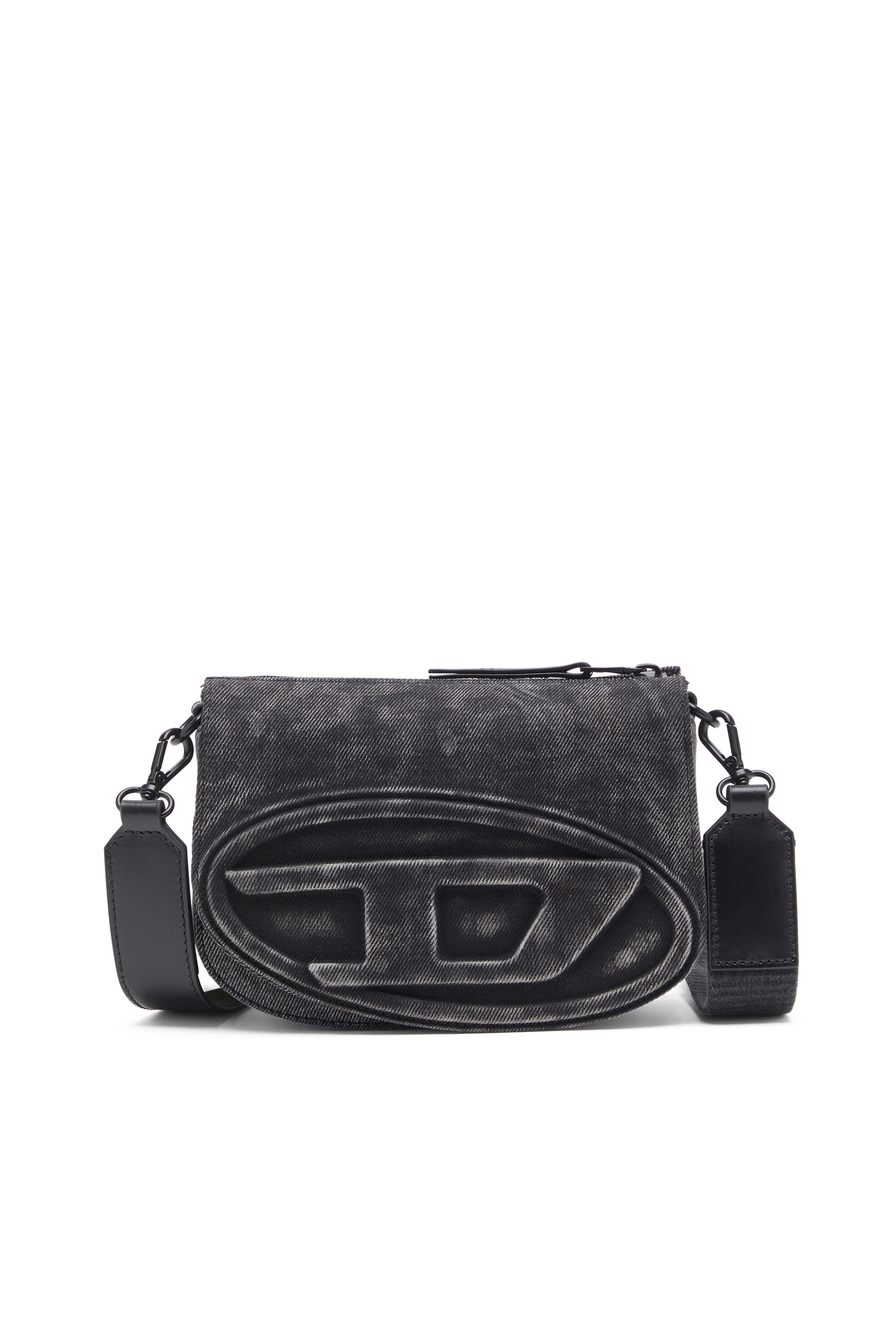 Diesel - 1DR CAMERA BAG, 1DR-Camera bag in denim stonewashed Unisex in Nero - 1