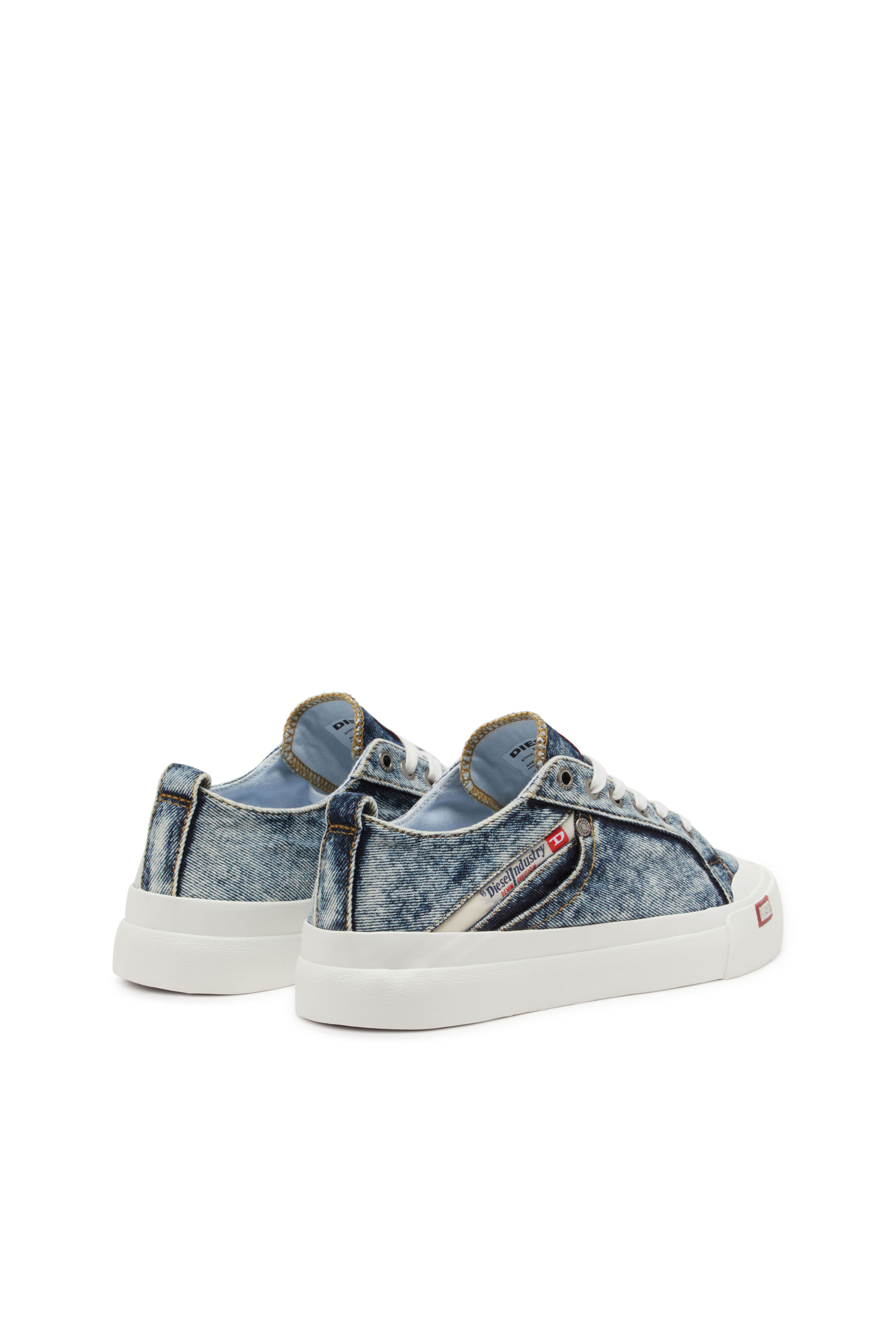 Diesel - S-ATHOS NMD LOW, S-Athos-Sneaker in denim con taschino Uomo in Blu - 3