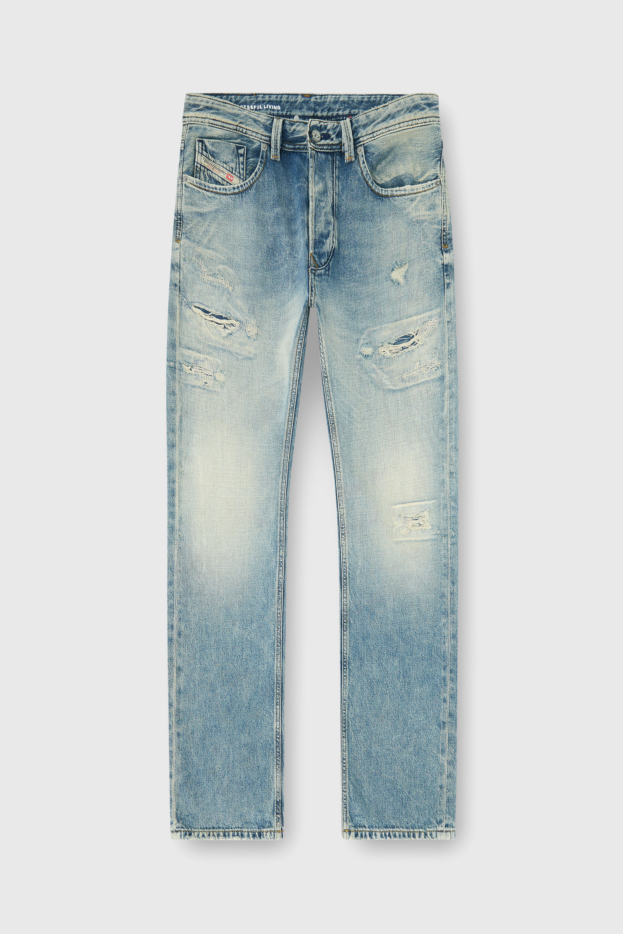 Diesel - Regular Jeans 1985 Larkee 09P62 Uomo, Blu medio - Image 6