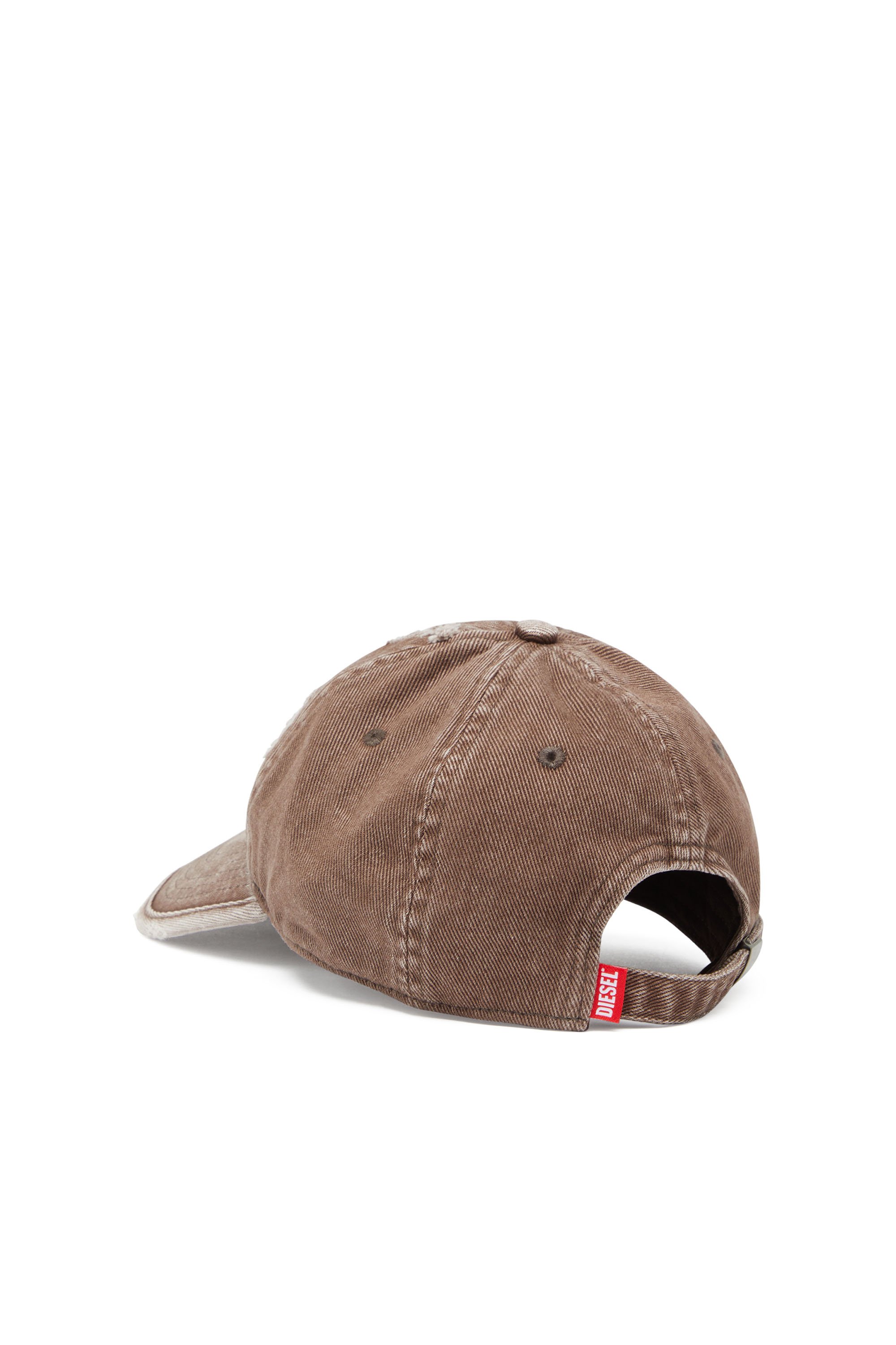 Diesel - C-BALL-UTLT, Cappello da baseball con Oval D Uomo in Marrone - 2