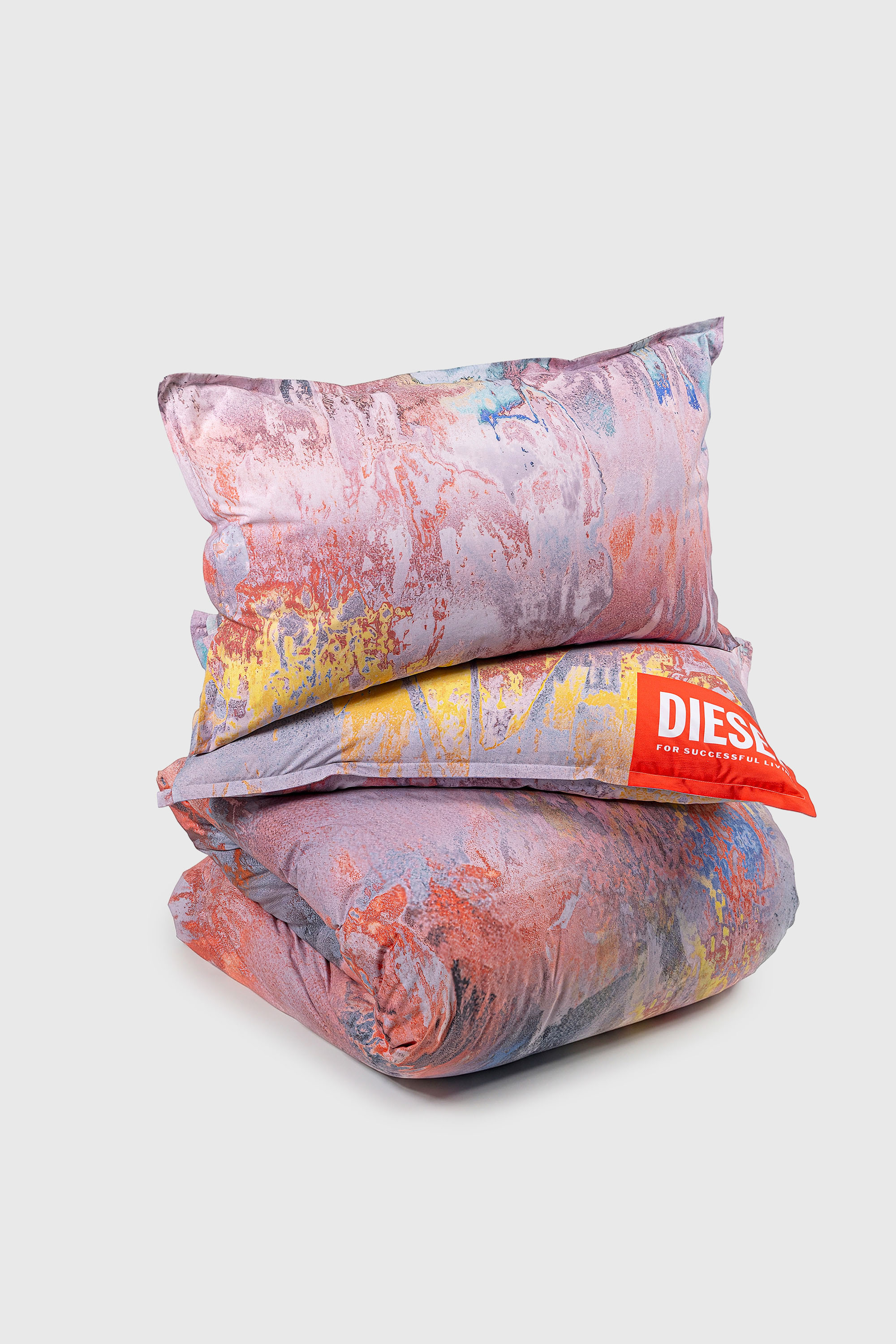 Diesel - 1018098  ACID FLOWERS PERCALE DUVET COVE, Parure copripiumino in percalle per letto queen size Unisex in Multicolor - 2