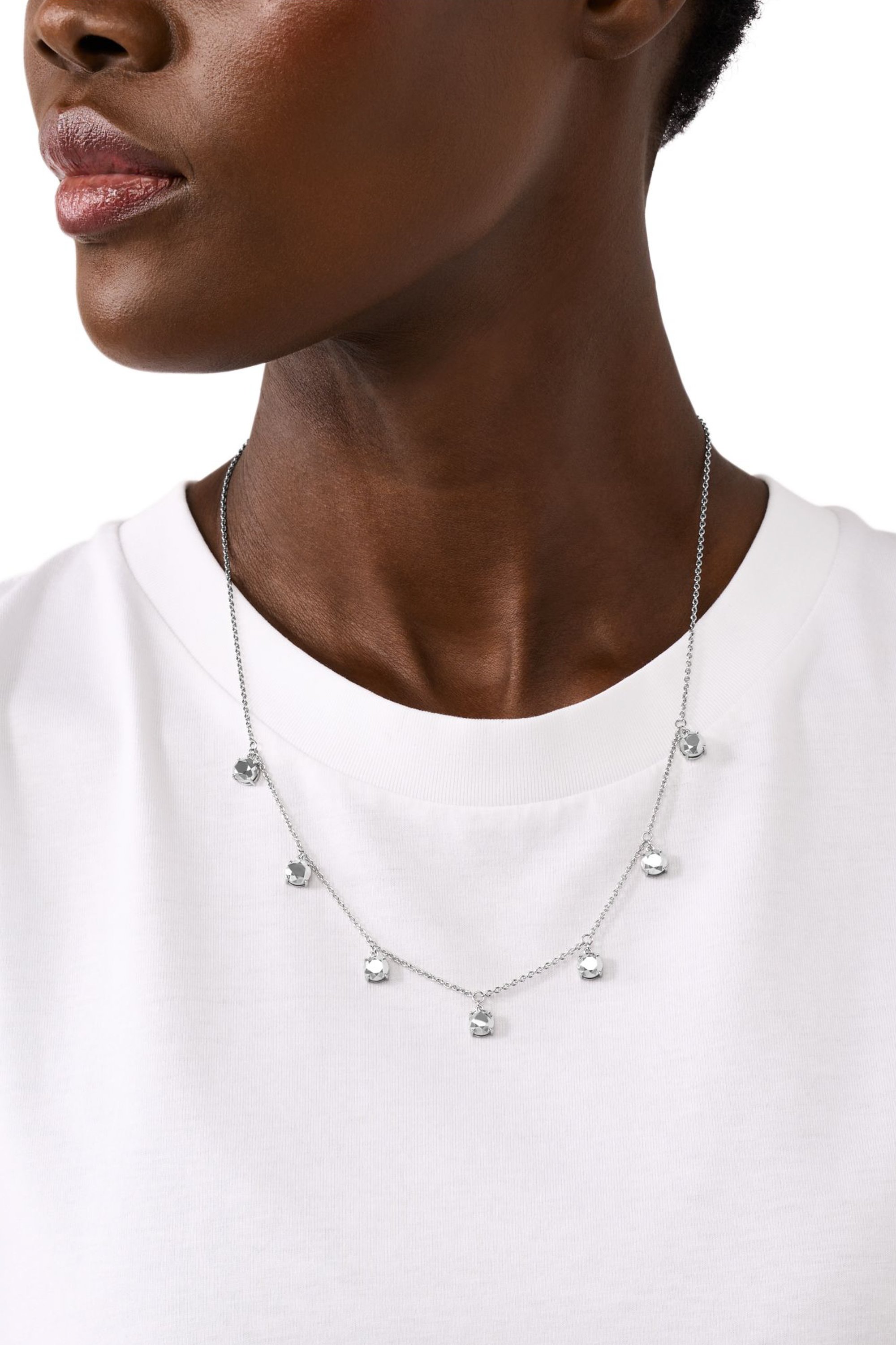 Diesel - DL1360040 STERLING SILVER JEWEL, Collier chaîne en argent sterling Mixte in Gris argenté - 4