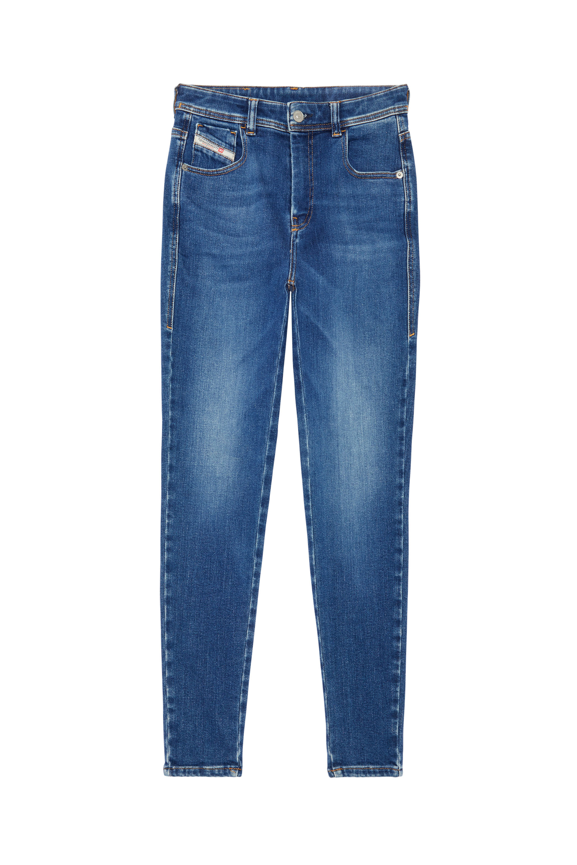 Diesel - Super skinny Jeans 1984 Slandy-High 09C21, Blu medio - Image 6