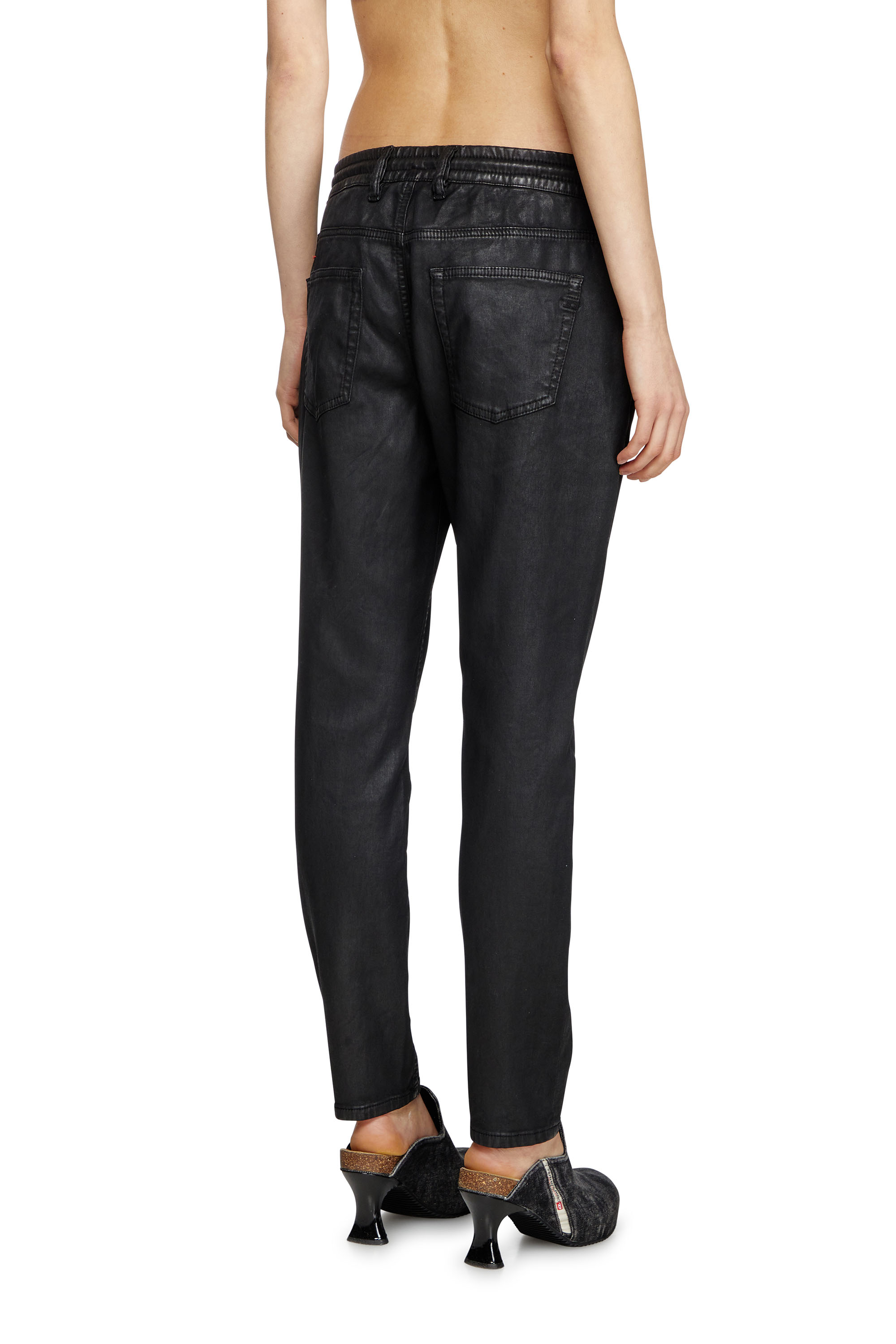 Diesel - Regular 2031 D-Krailey Joggjeans® 068PX Femme, Noir/Gris foncé - Image 4