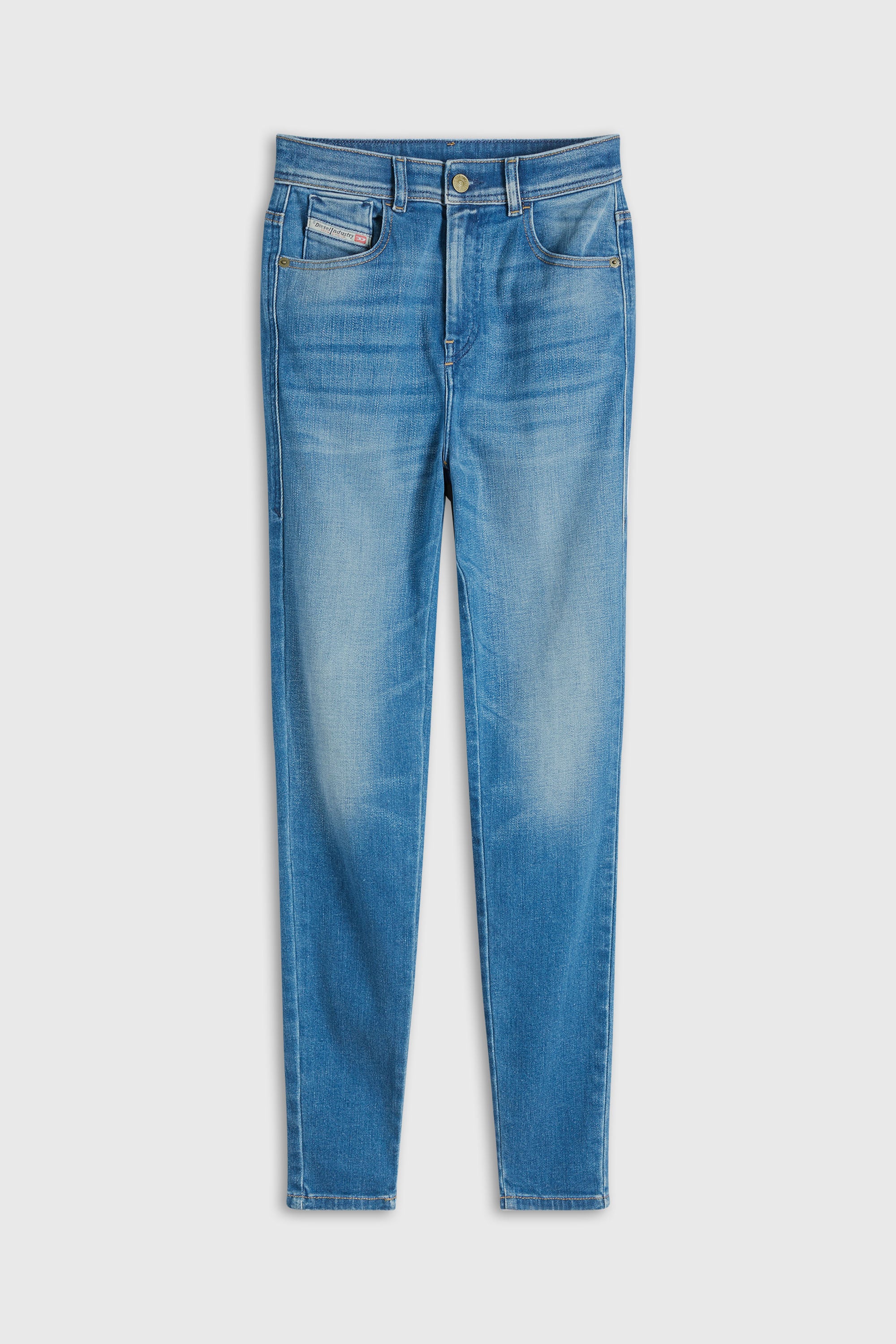 Diesel - Skinny Jeans 1984 Slandy-High 09Q79 Femme, Bleu moyen - Image 2