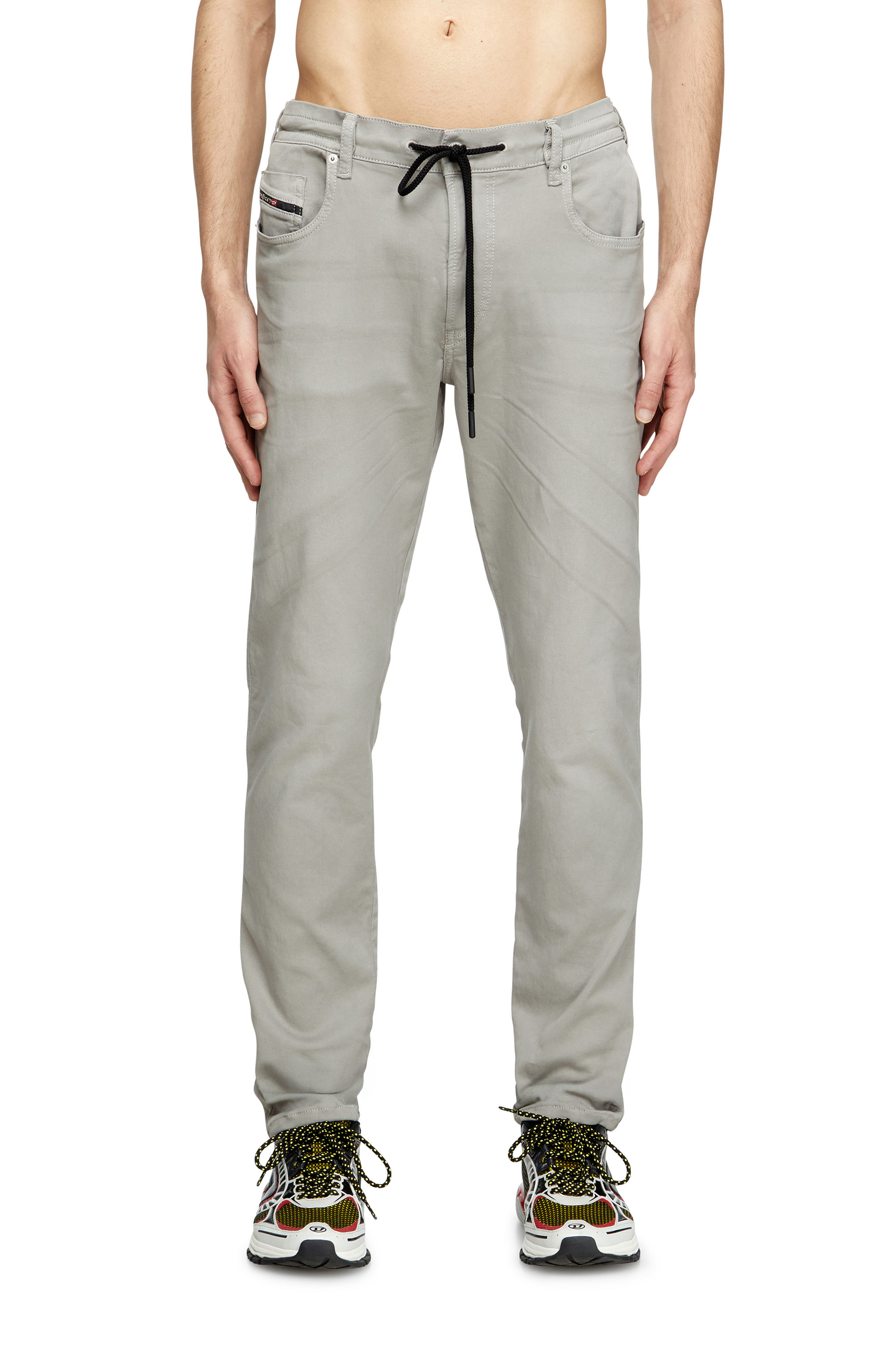 Diesel - Slim 2060 D-Strukt Joggjeans® 0670M Uomo, Grigio - Image 1