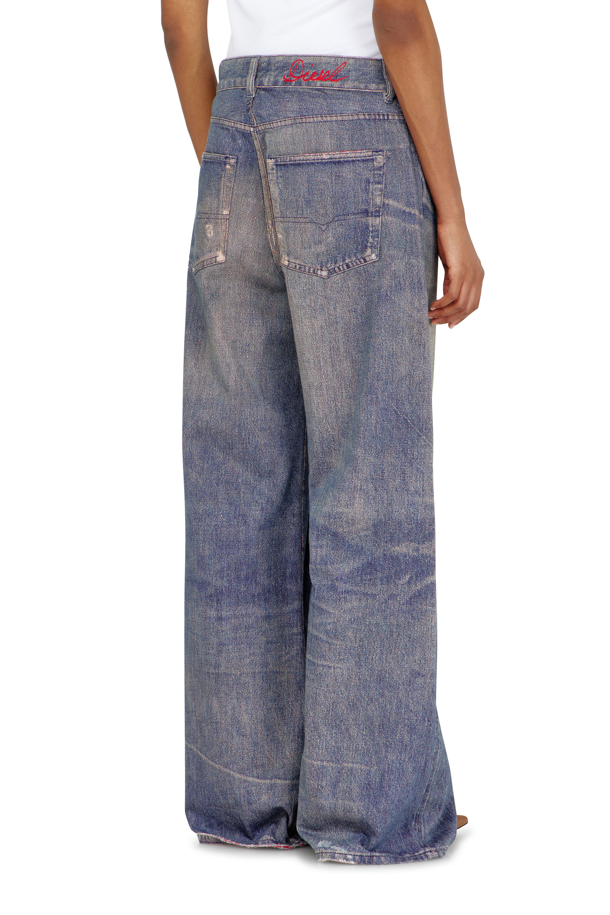 Diesel - Relaxed Jeans 1996 D-Sire 09P95 Donna, Blu Scuro - Image 5