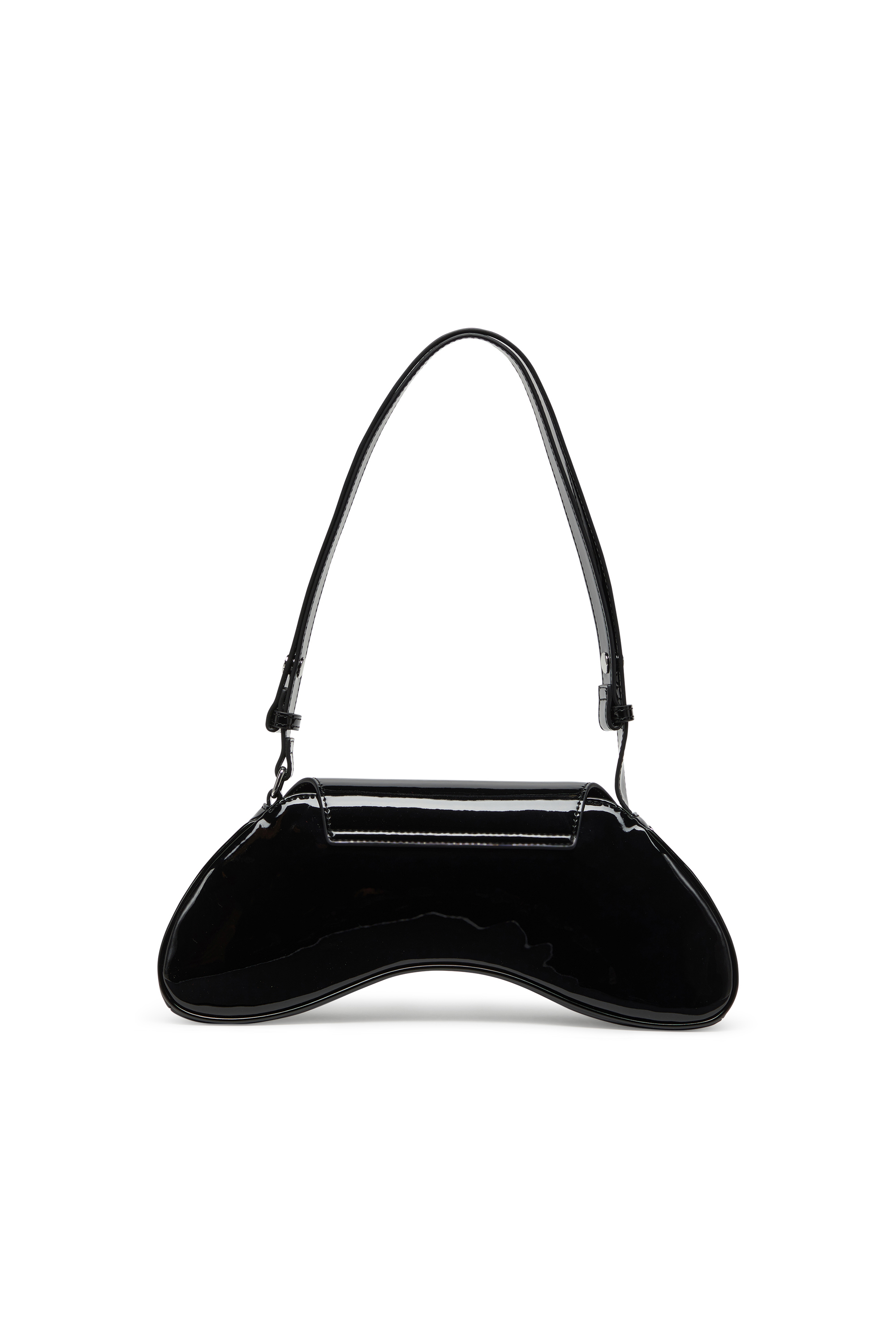 Diesel - PLAY CROSSBODY, Play-Crossbody in PU lucido Donna in Nero - 2