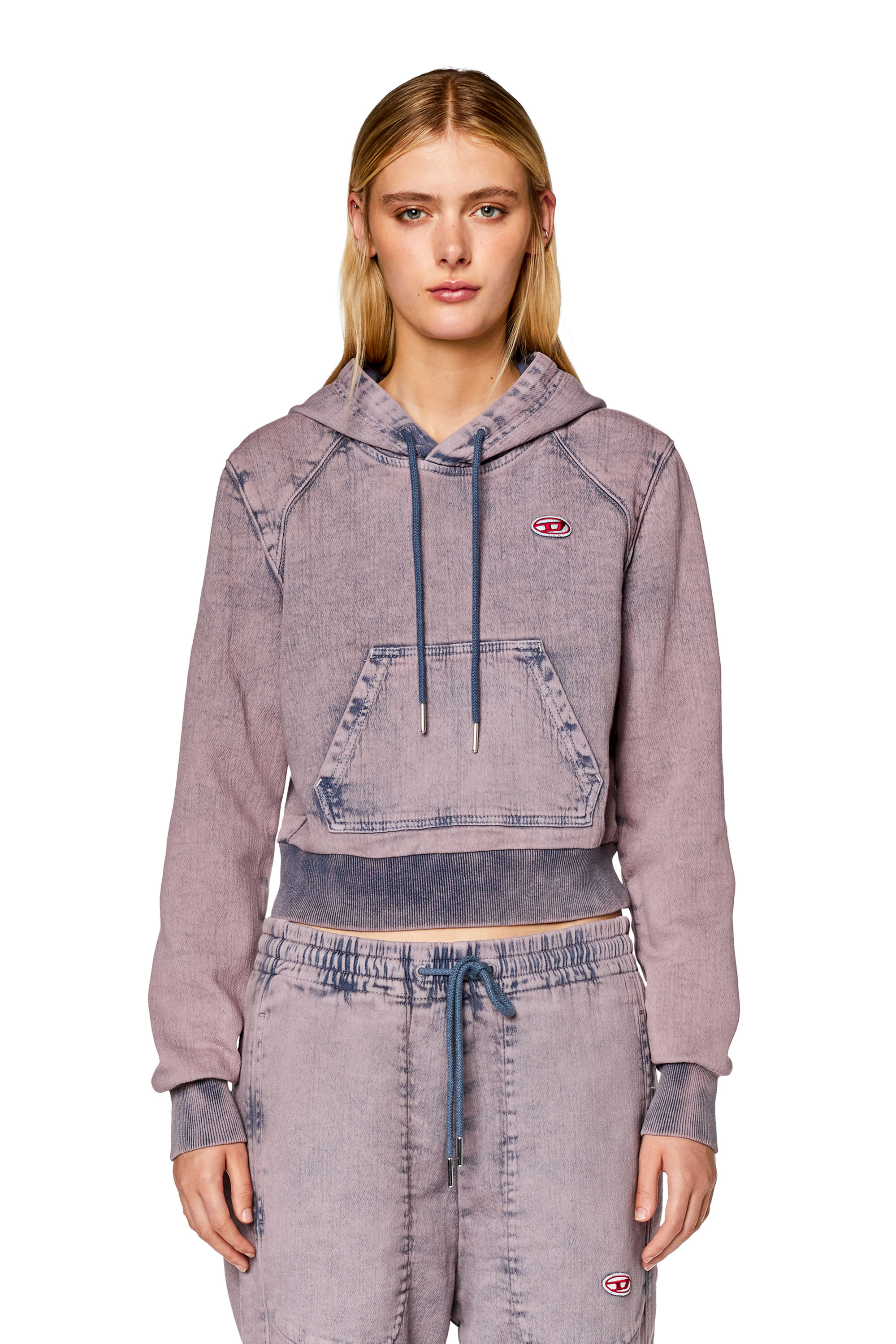 Diesel - D-ANGY-HOOD-NE, Lilla - Image 5