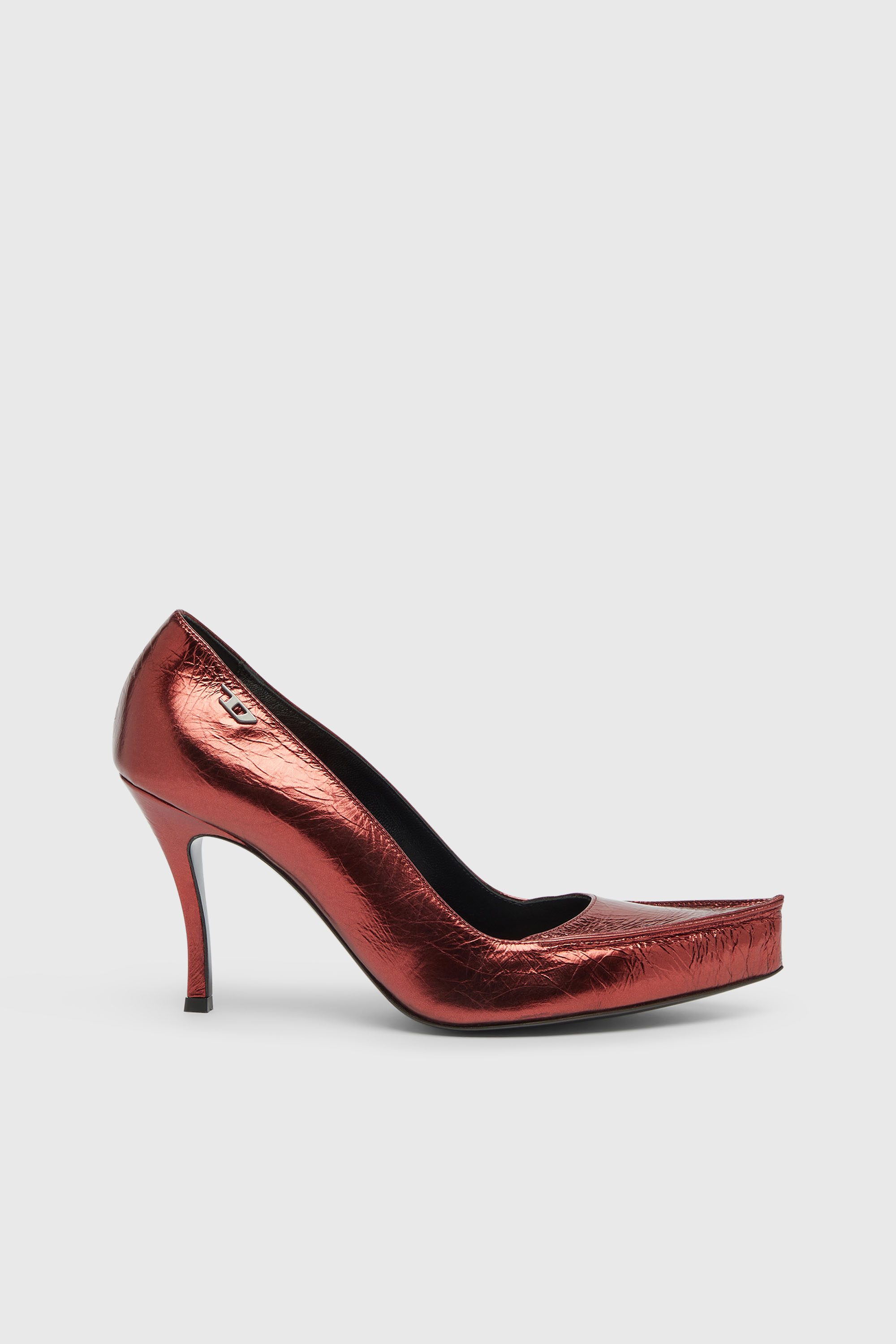 Diesel - D-LUCETTE-90-PUMP D, D-Lucette-Escarpins en cuir miroir Femme in ToBeDefined - 1