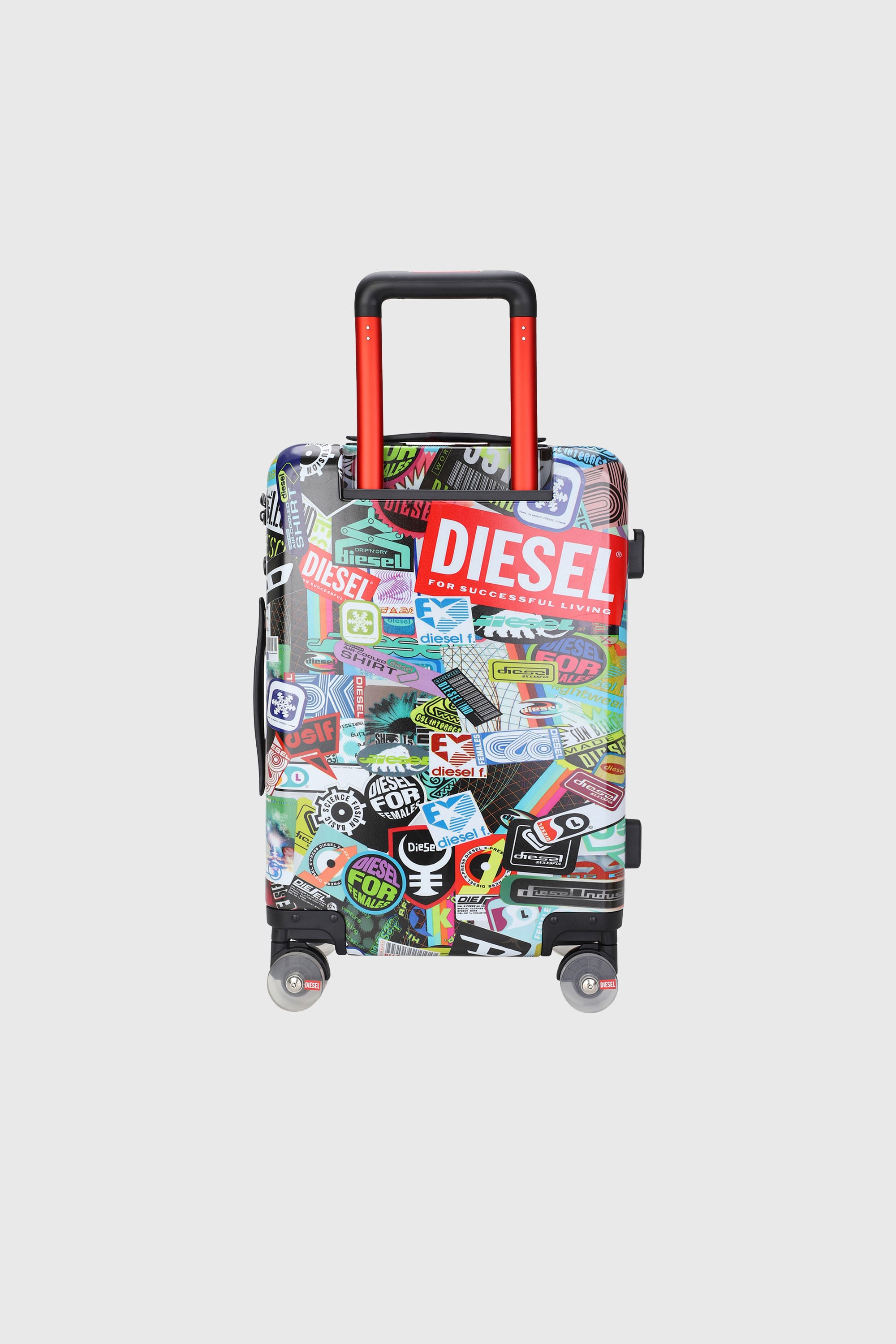 Diesel - DIESEL PC PRINTED TROLLEY-STICKERS- DSL0, Valigia stile sticker taglia S Unisex in Multicolor - 2