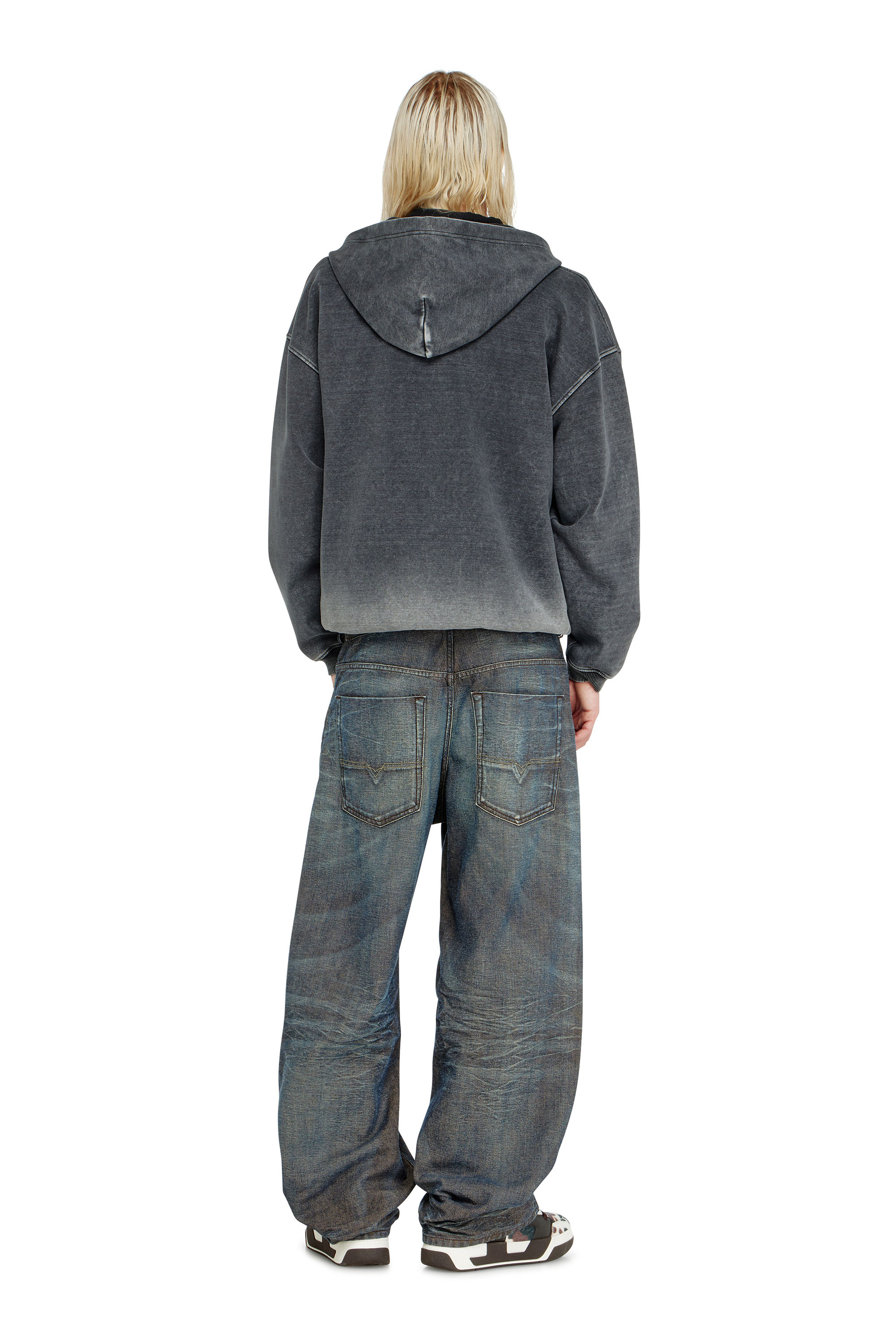 Diesel - Relaxed Jeans 1997 D-Enim-M 007EM Mixte, Bleu Fonc&eacute; - Image 3