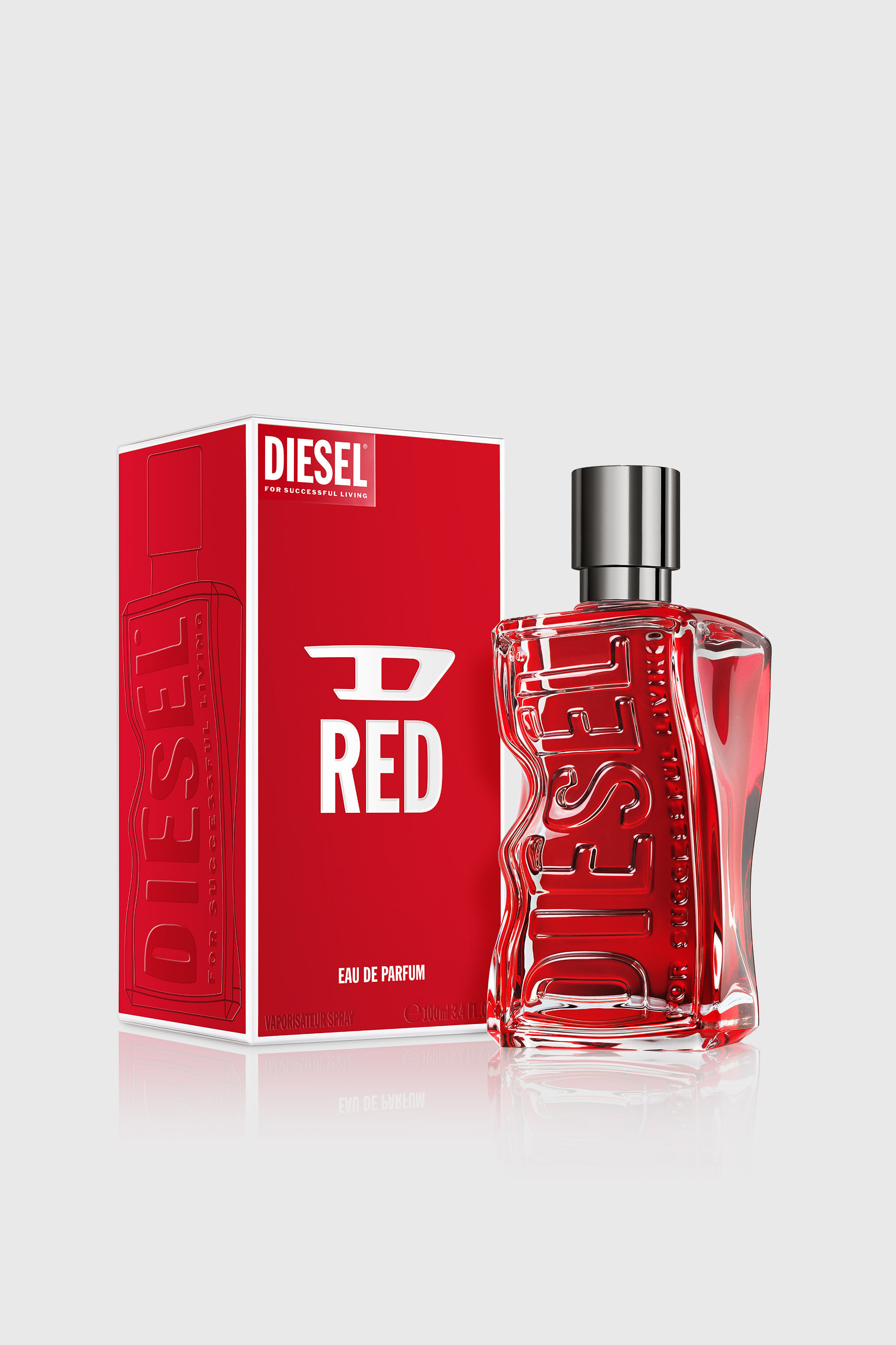 Diesel - D RED 100 ML, D RED 100ml, Eau de Parfum Uomo in Rosso - 2