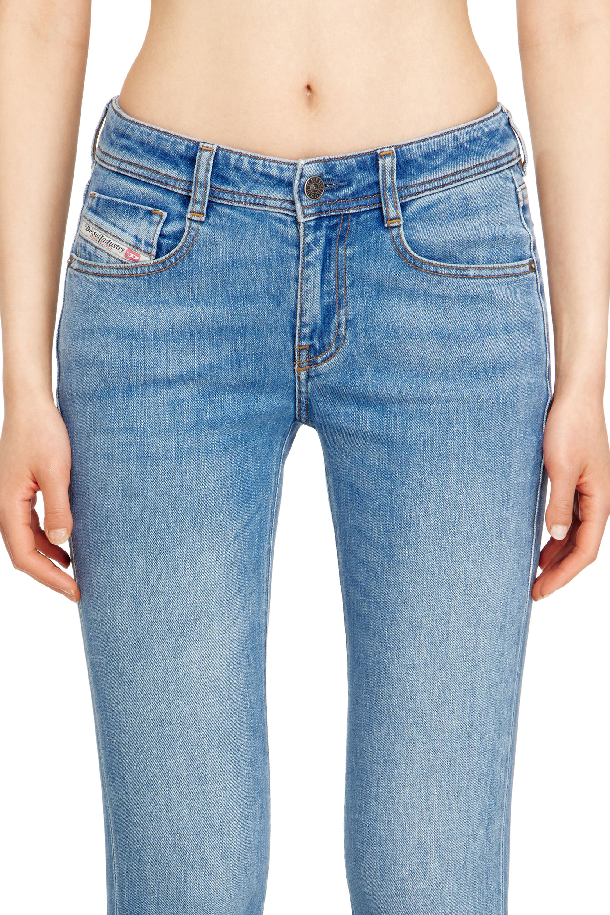 Diesel - Bootcut Jeans 1969 D-Ebbey 0ADBH Donna, Blu Chiaro - Image 4