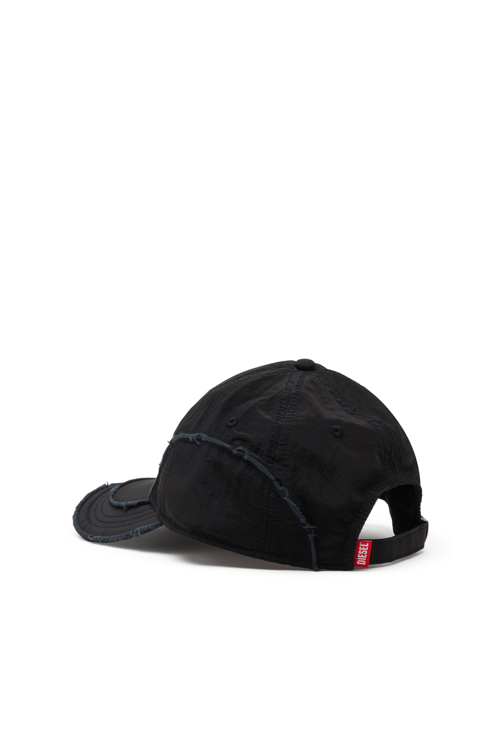 Diesel - C-ONNOR, Cappello da baseball in nylon con logo D Uomo in Nero - 2