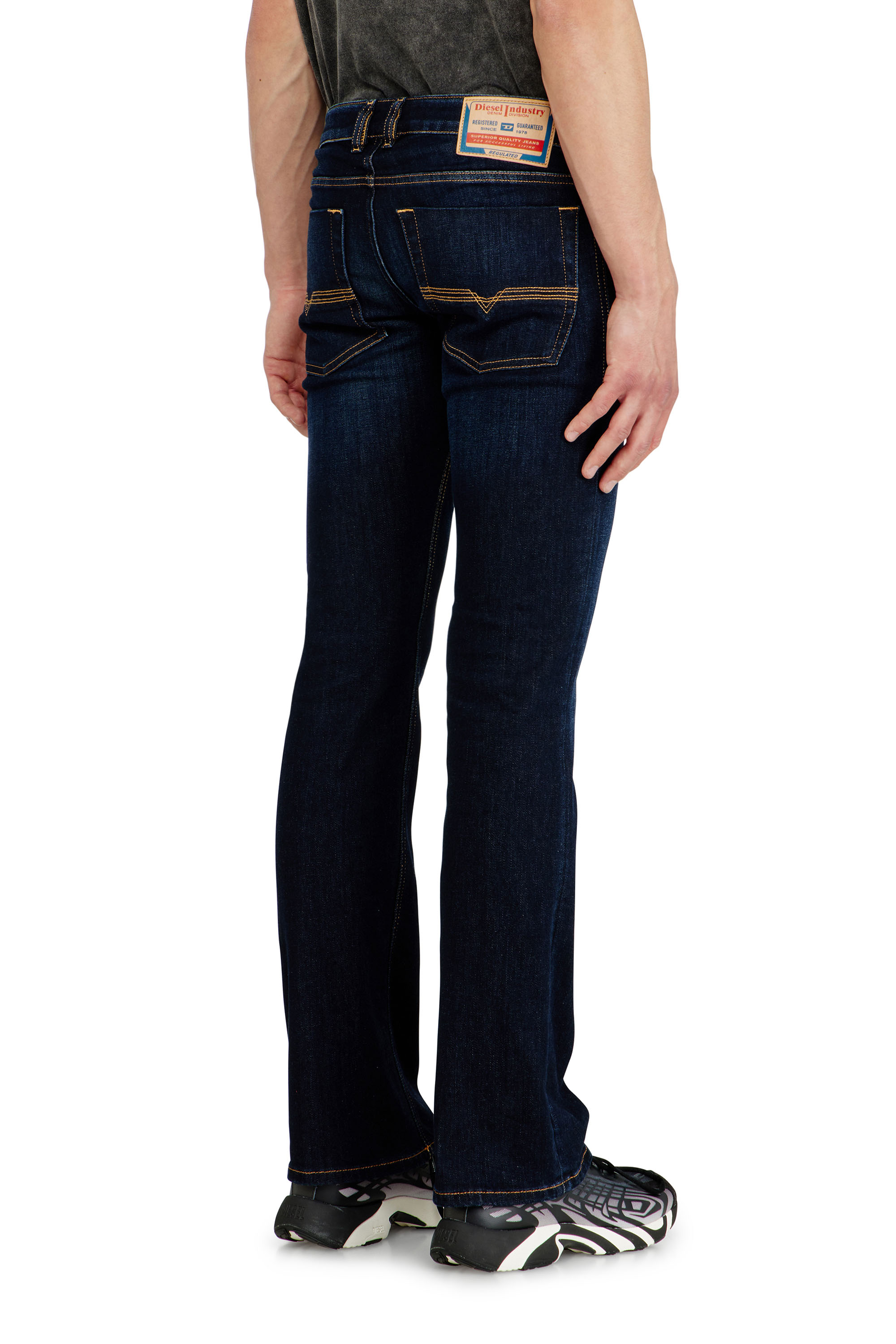 Diesel - Bootcut Jeans 2007 Zatiny 09Q15 Homme, Bleu Fonc&eacute; - Image 5