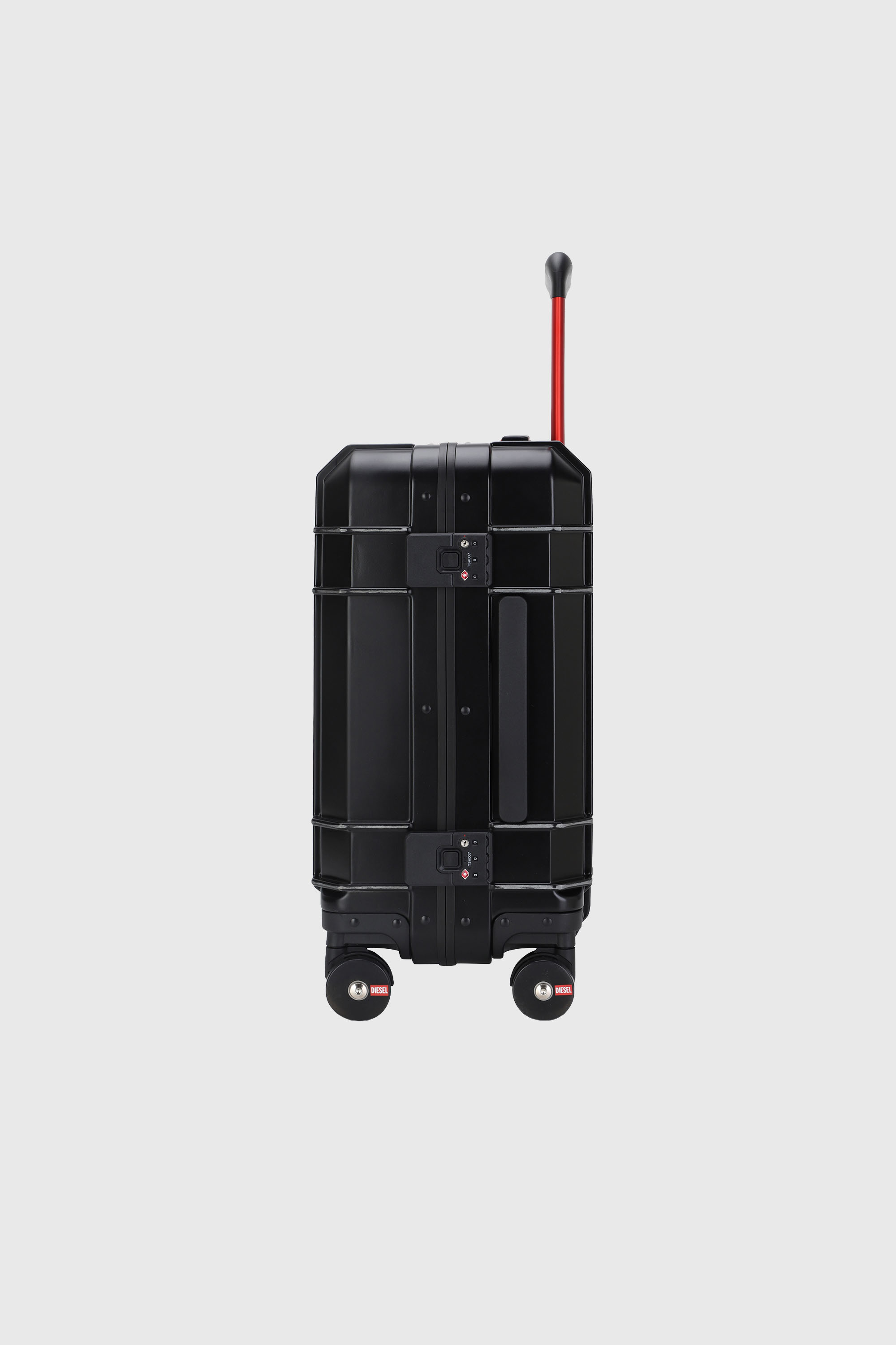 Diesel - DIESEL PC STRONG IMAGE TROLLEY- DSL003, Valigia resistente taglia S Unisex in Nero - 4
