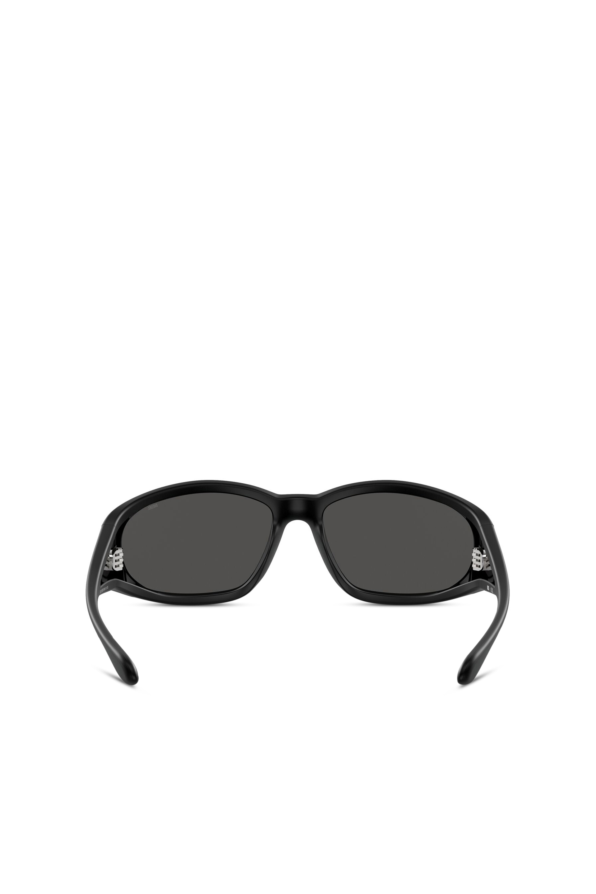 Diesel - 0DL3002, Unisex Sonnenbrille aus acetat mit rechteckigen gläsern in Schwarz - 3