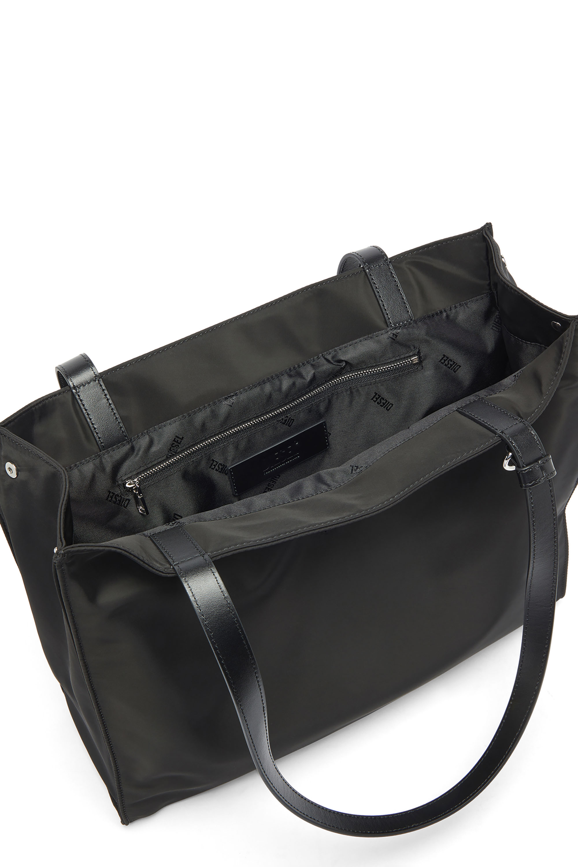 Diesel - 1DR TOTE E/W, Unisex's 1DR - Shopping bag in nylon with leather flap in null - 3