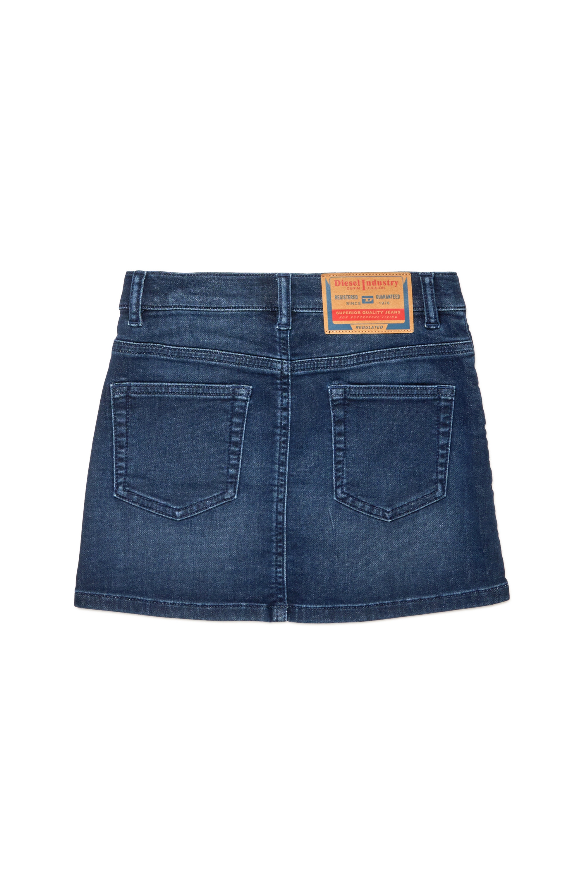 Diesel - GIANNA JJJ, Woman 5-pocket skirt in stretch denim in Blue - Image 2