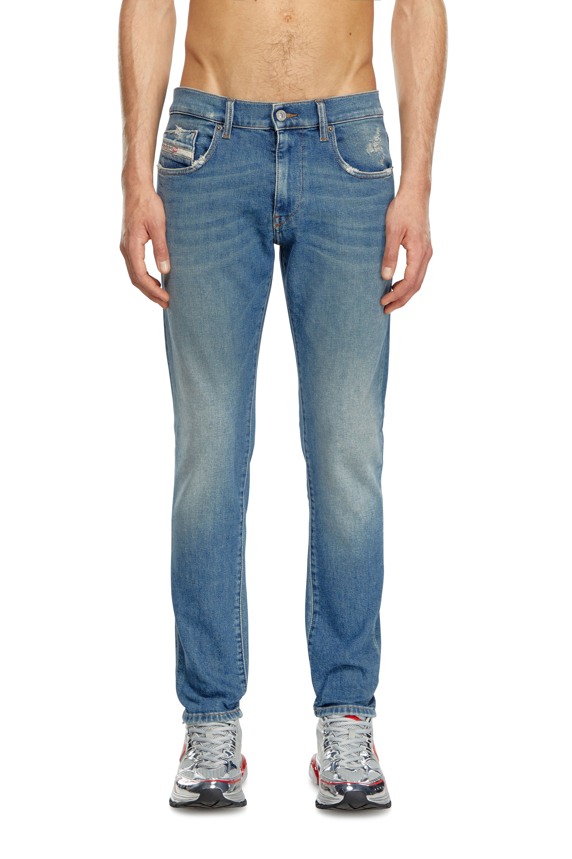 Diesel - Slim Jeans 2019 D-Strukt 0GRDG, Hellblau - Image 1