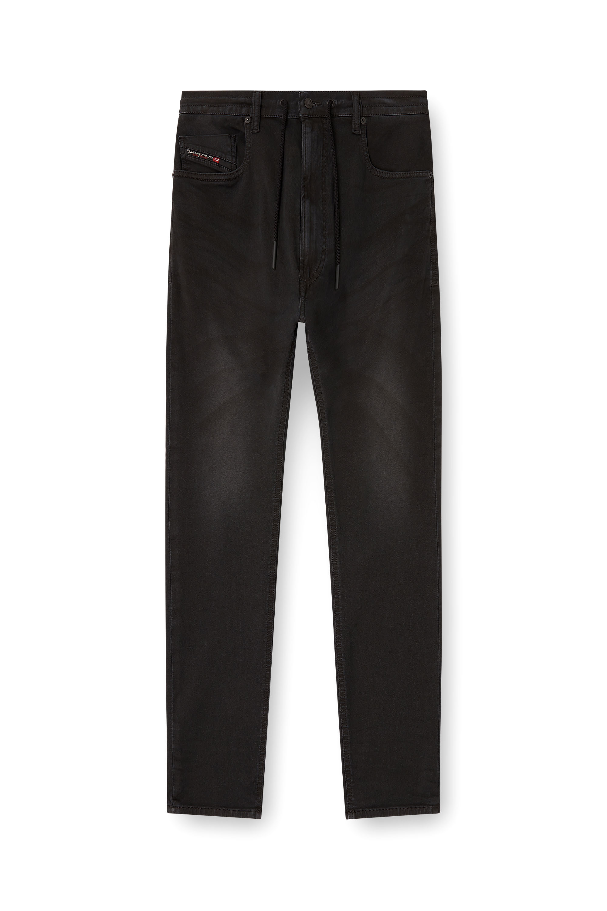 Diesel - Regular 2032 D-Krooley Joggjeans® 0670M Homme, Noir - Image 3