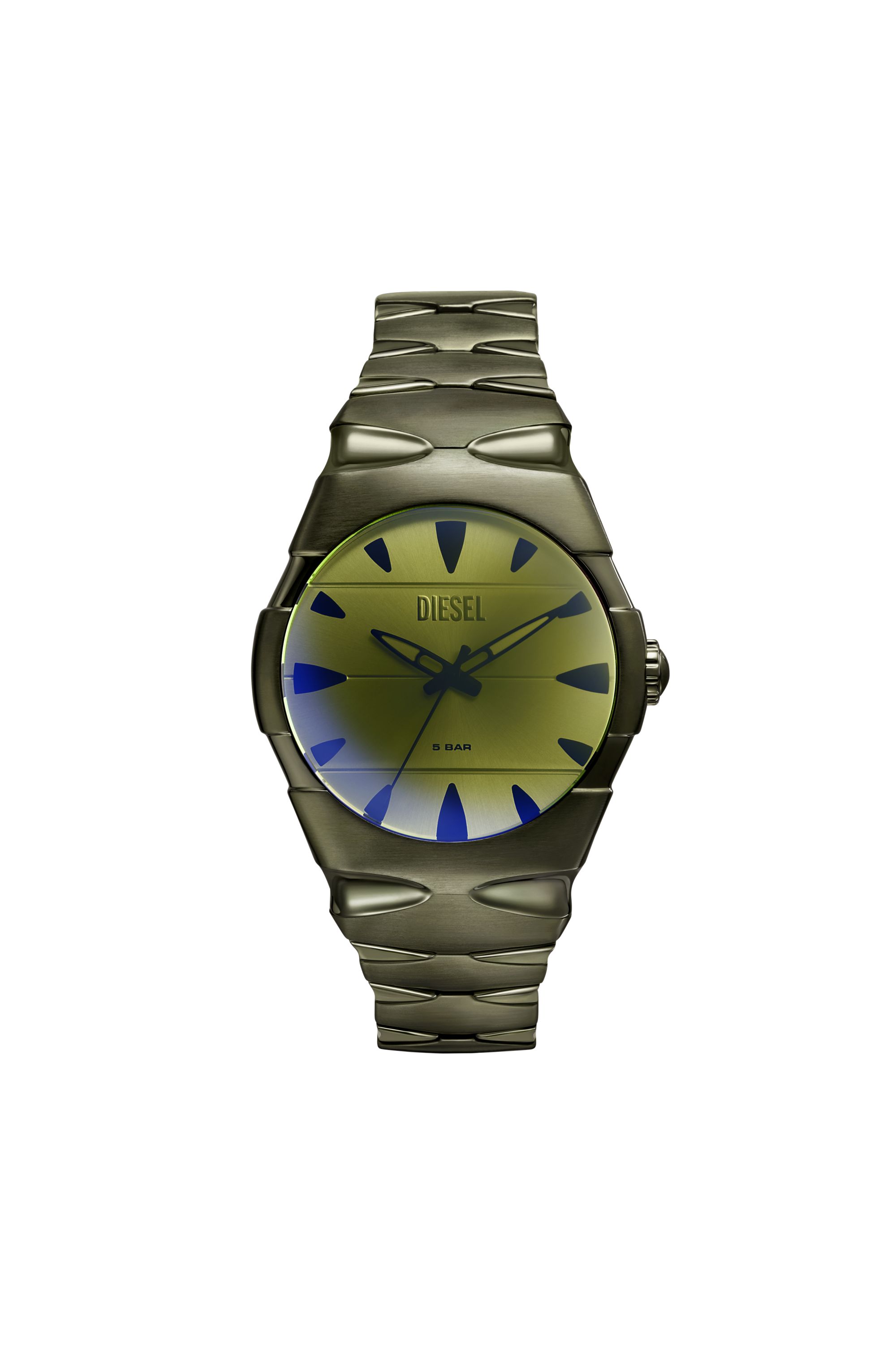 Diesel - DZ2215, Montre D-Sruptor en acier inoxydable Homme in Vert - 1